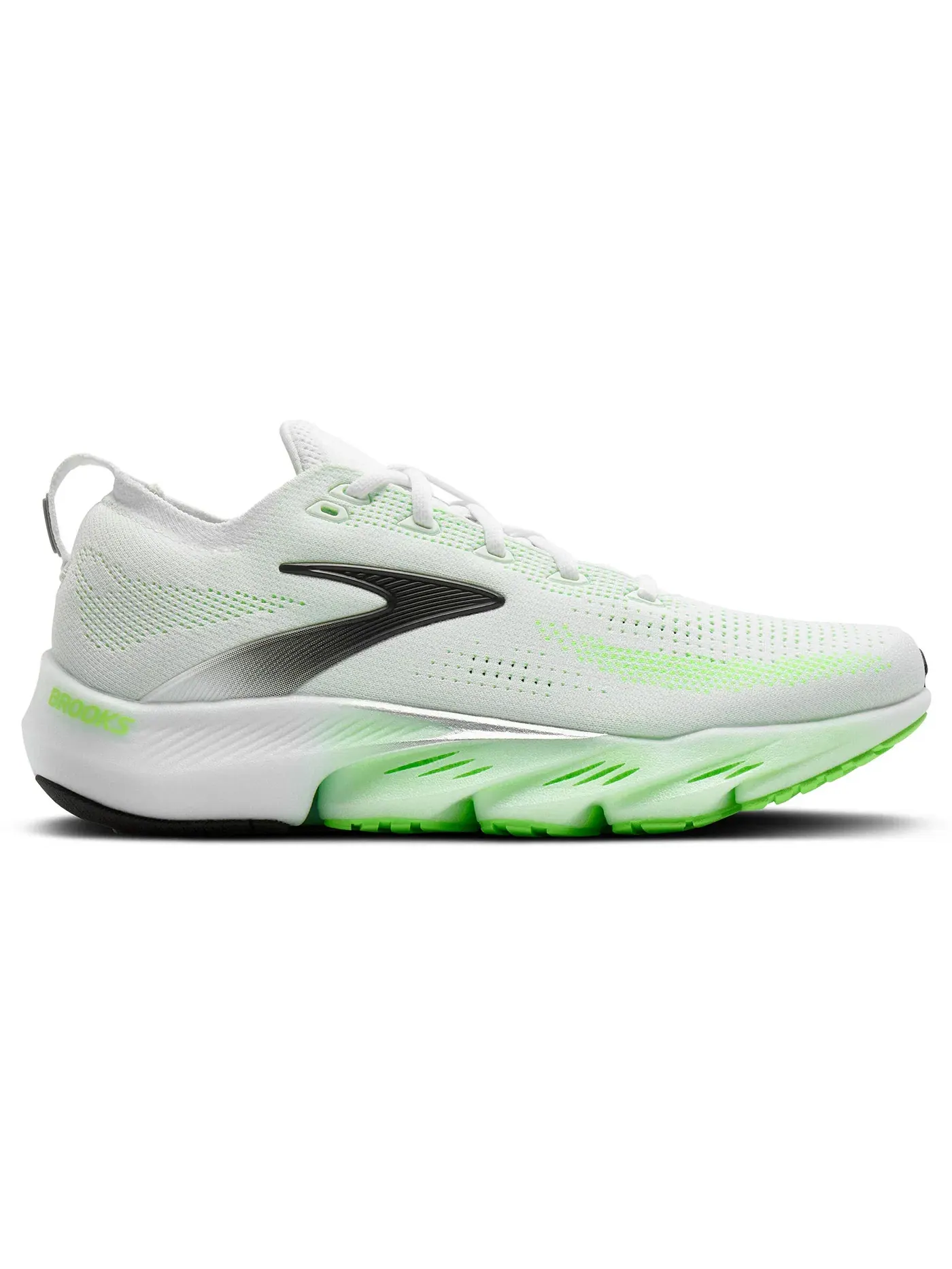Мужские кроссовки с амортизацией Brooks Glycerin Flex — изображение 1 из 1, белый зеленый