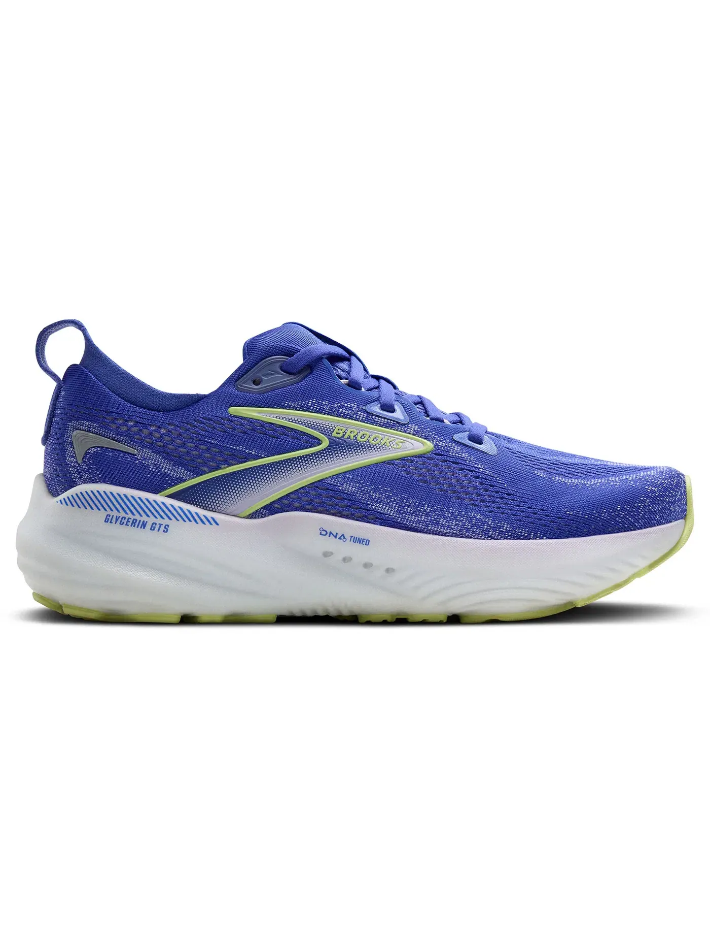 Женские кроссовки с поддержкой Brooks Glycerin GTS 22 Brooks — изображение 1 из 1, синий//желтый