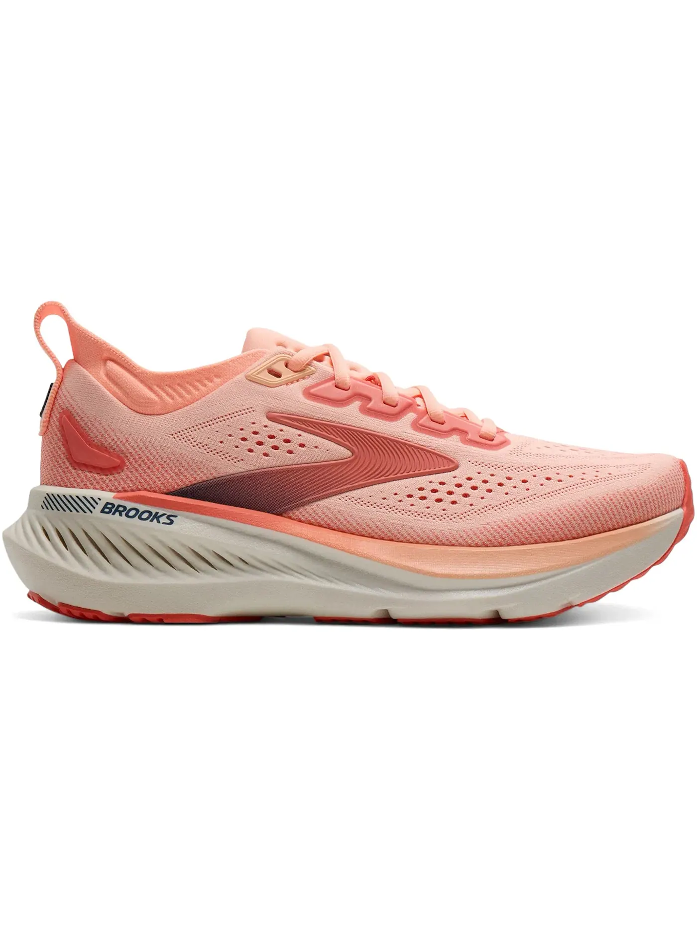 Женские кроссовки для бега с поддержкой Brooks Glycerin GTS 23, Coral Peach Spellbound — изображение 1 из 1