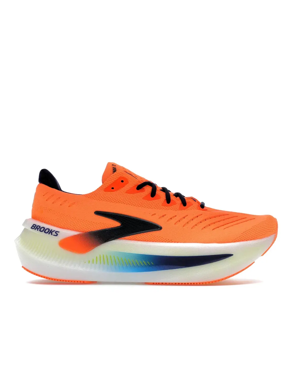Мужские кроссовки для бега с максимальной амортизацией Brooks Glycerin Max 2 — изображение 1 из 4, оранжевый синий