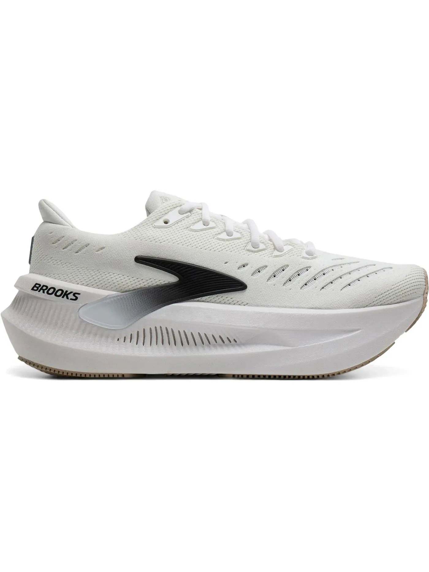 Женские кроссовки для бега с амортизацией Brooks Glycerin Max 2 — изображение 1 из 1, белый/черный/серый