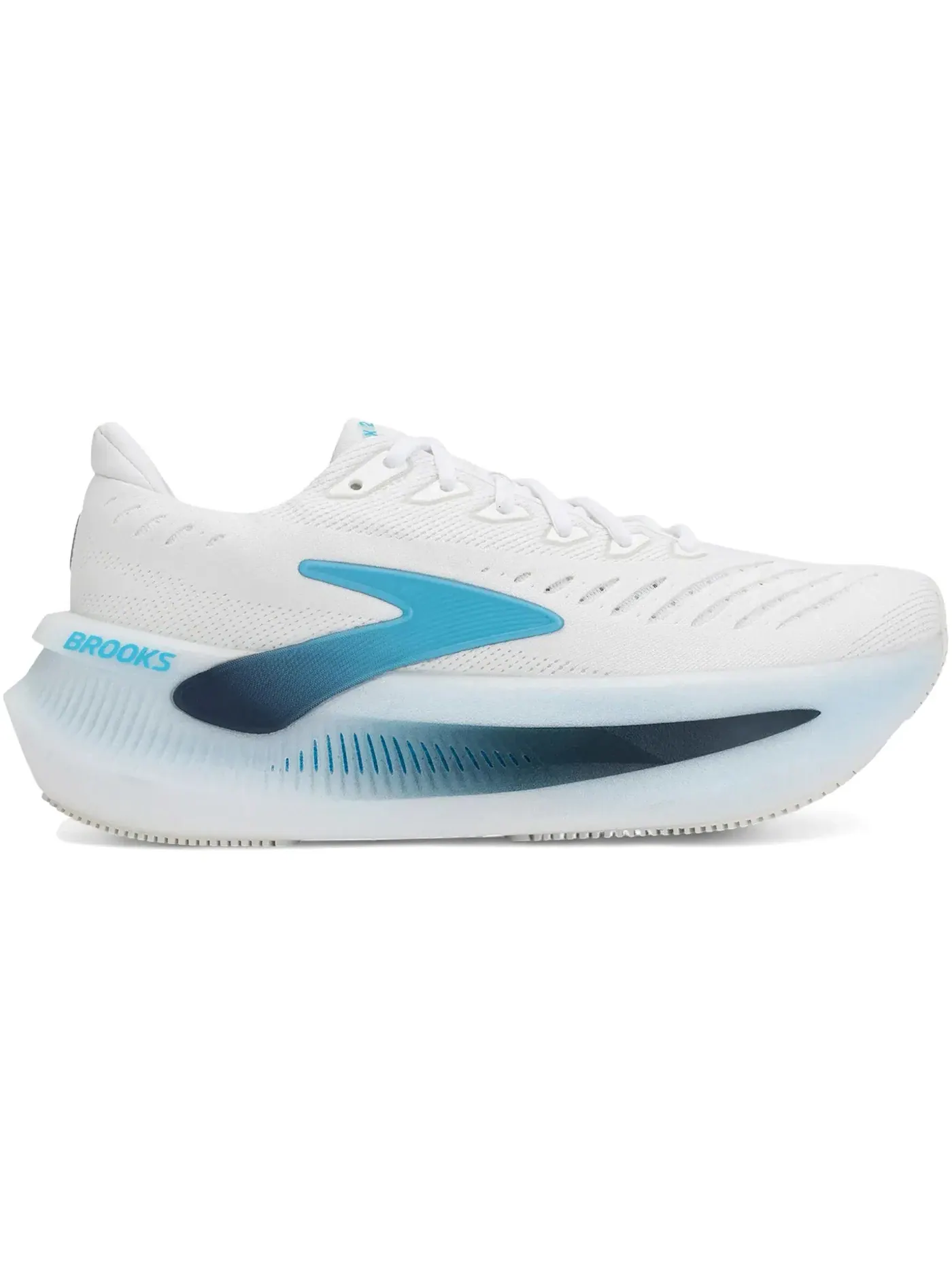 Мужские кроссовки для бега Glycerin Max 2 Brooks — изображение 1 из 1, белый синий