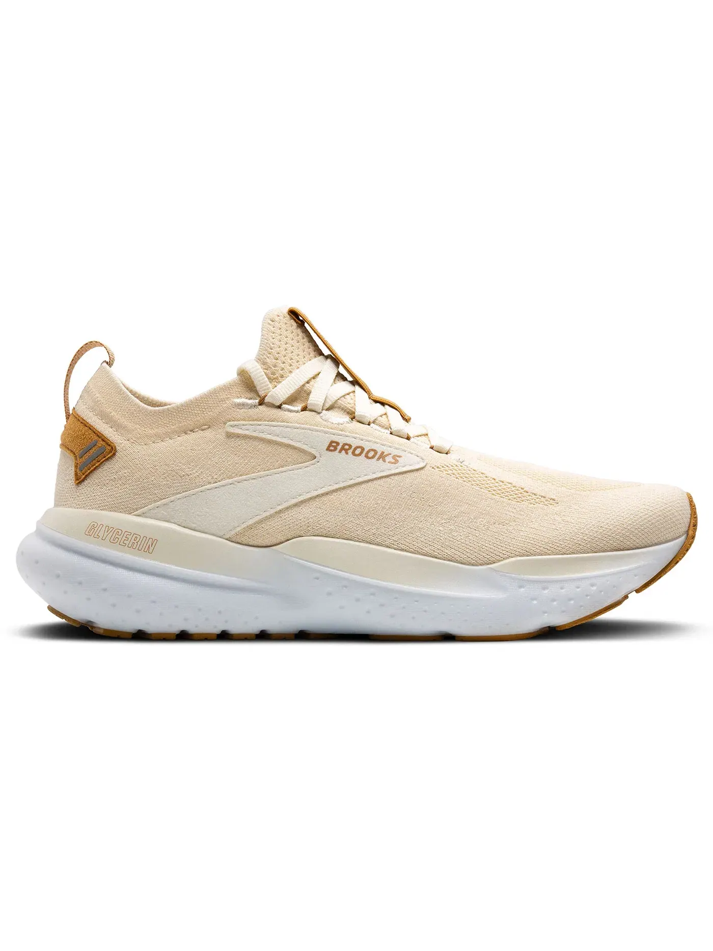Женские кроссовки для бега Brooks Glycerin StealthFit 21 — изображение 1 из 1, кремовый