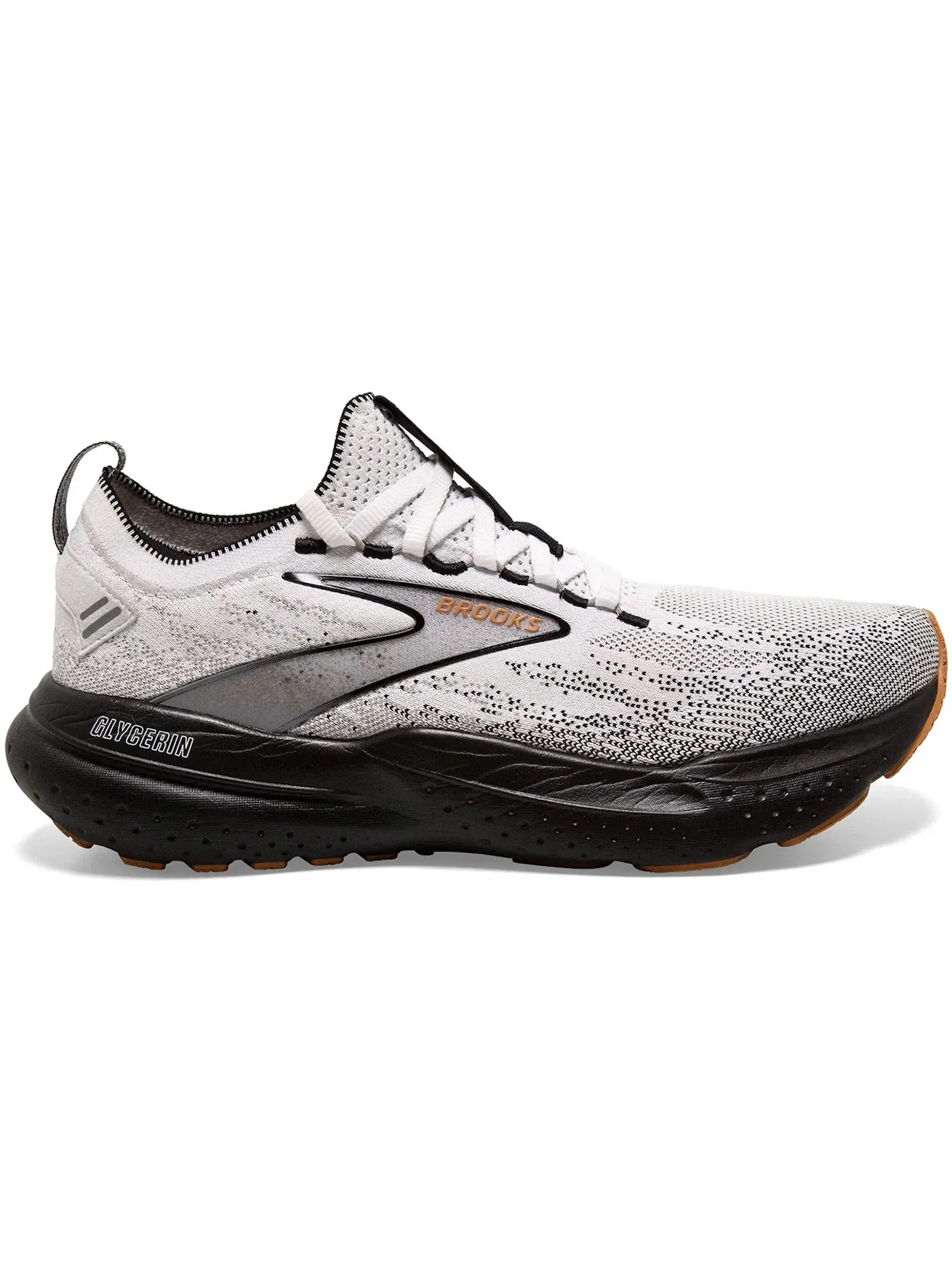 Мужские кроссовки для бега Brooks Glycerin StealthFit 21 — изображение 1 из 1, белый/серый/черный