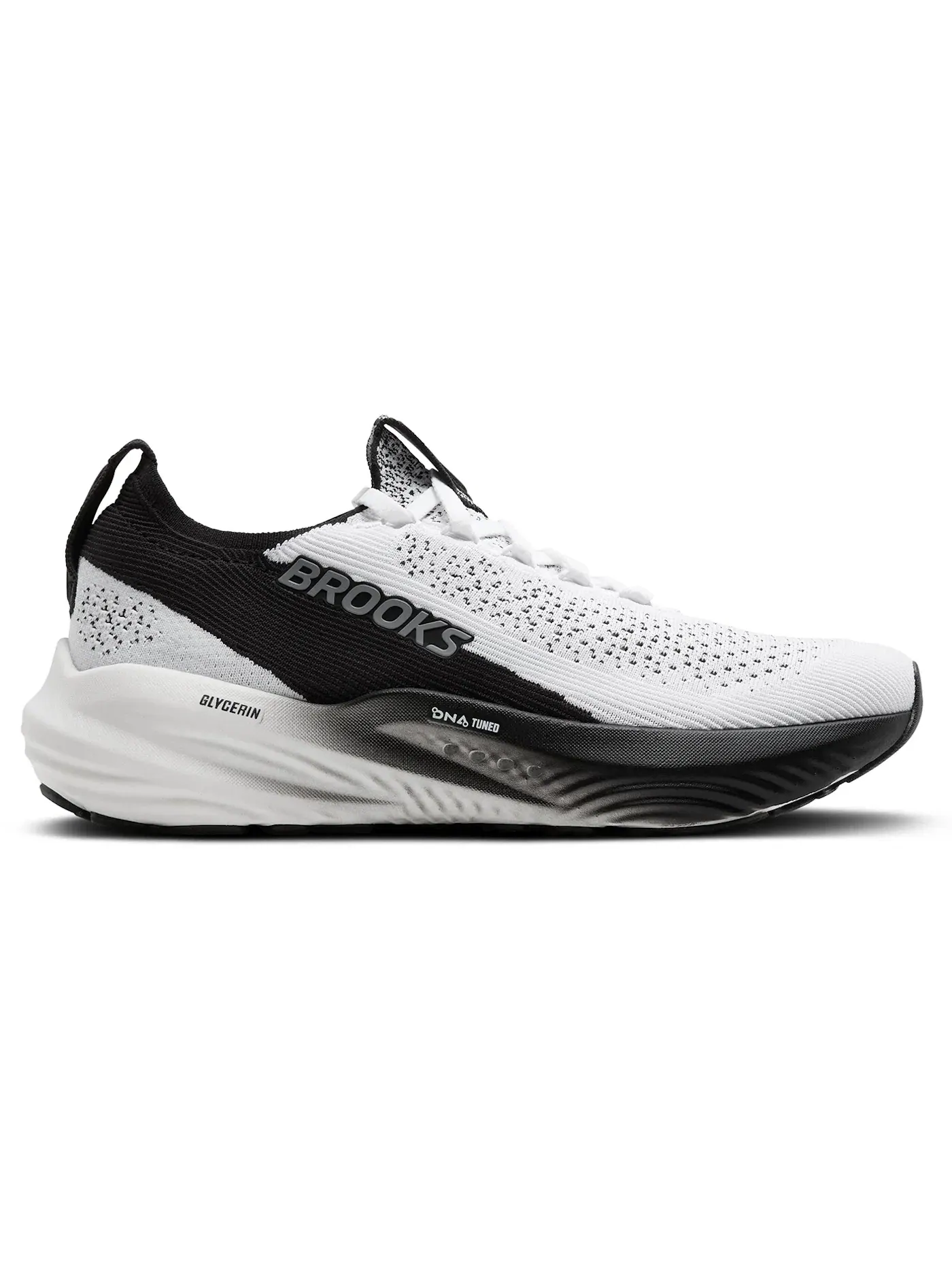 Мужские кроссовки для бега Brooks Glycerin StealthFit 22 — изображение 1 из 1, белый/серый/черный