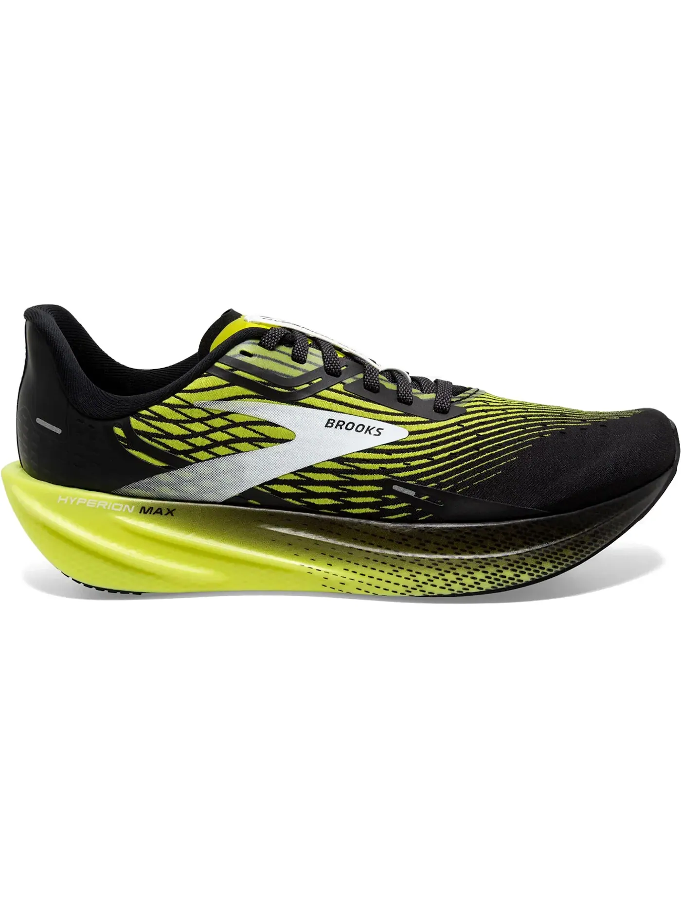 Мужские кроссовки для бега Brooks Hyperion Max — изображение 1 из 1, черный/желтый/белый