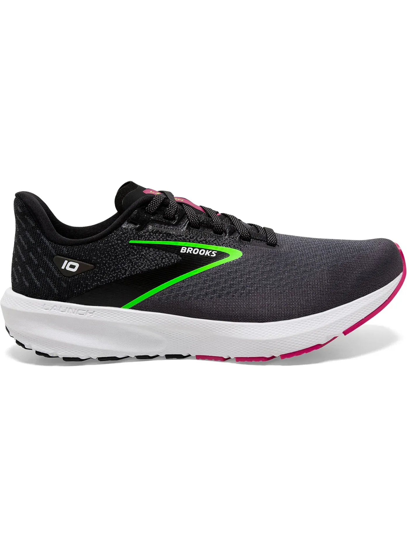Женские кроссовки для бега Brooks Launch 10 Brooks — изображение 1 из 1, черный//зеленый
