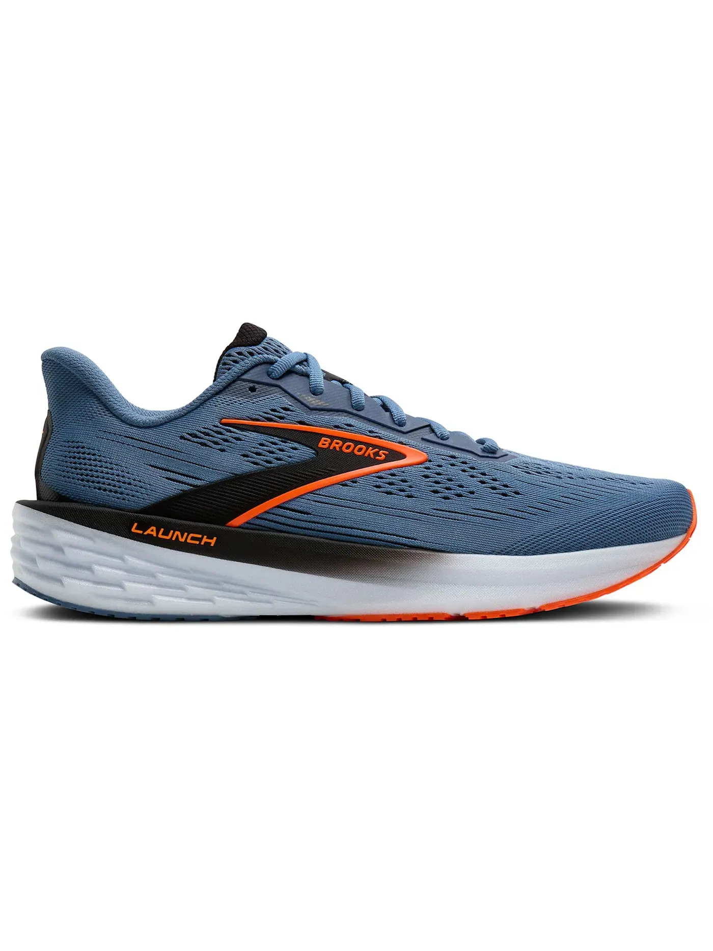 Мужские кроссовки беговые Brooks Launch 12 Brooks — изображение 1 из 1, черный/оранжевый