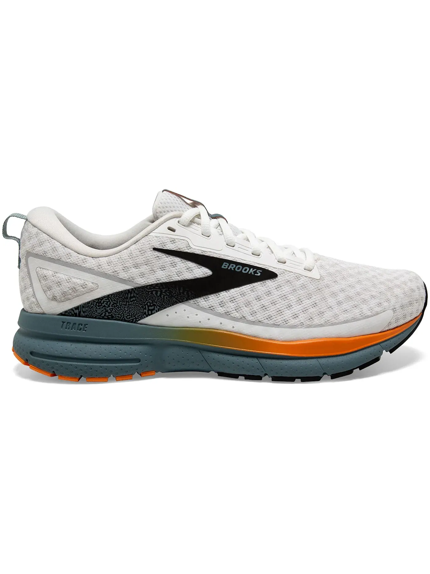 Мужские кроссовки беговые Brooks Trace 3 Brooks — изображение 1 из 1, белый/оранжевый/синий