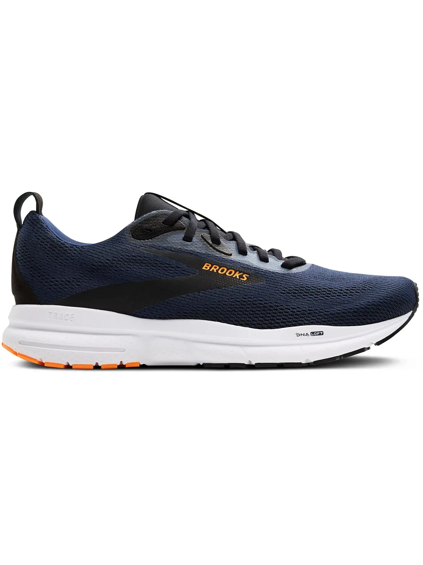 Мужские кроссовки беговые Brooks Trace 4 — изображение 1 из 1, черный/оранжевый