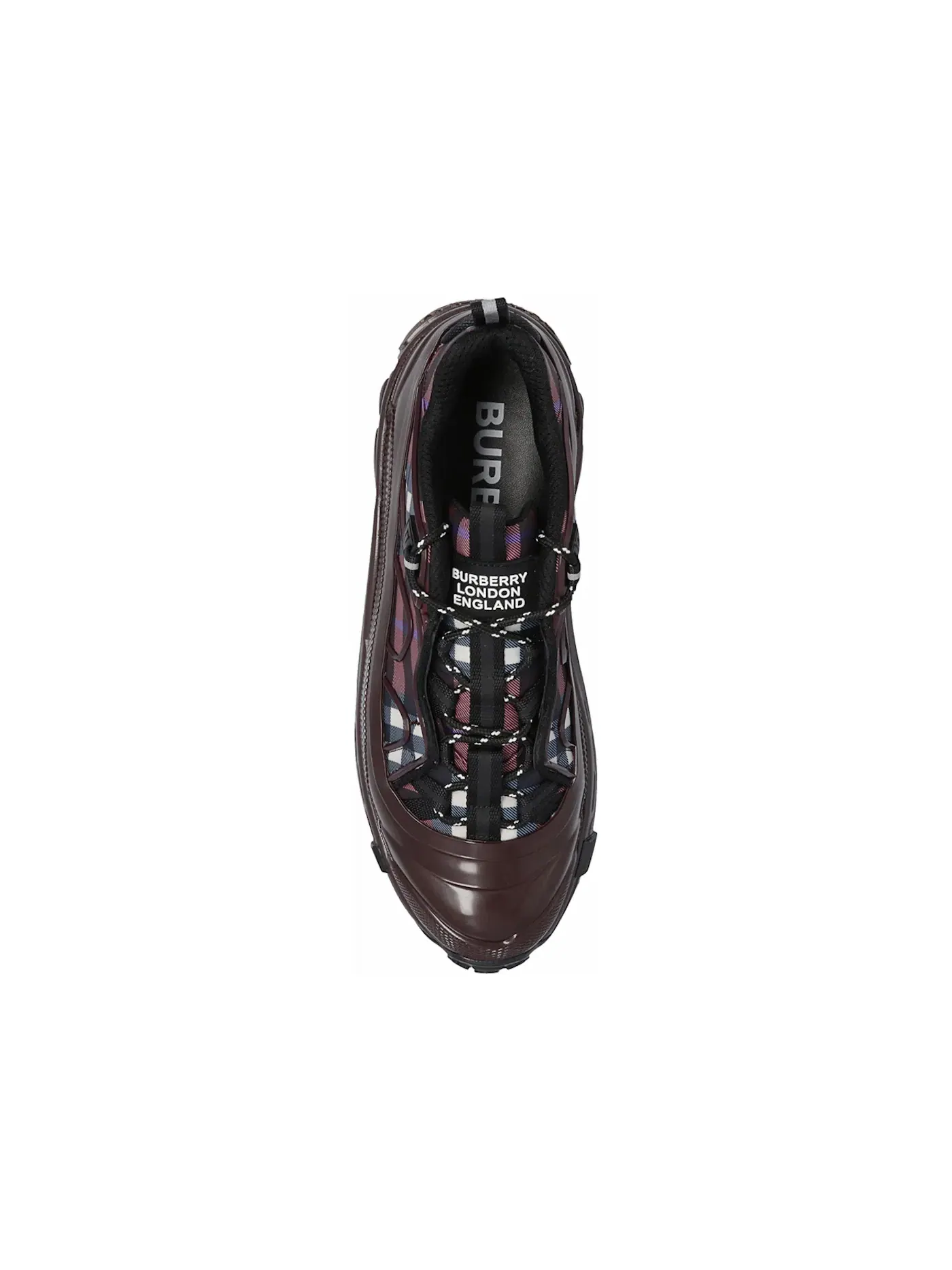 Мужские кроссовки на шнуровке Arthur Burberry — изображение 2 из 2, темный красный