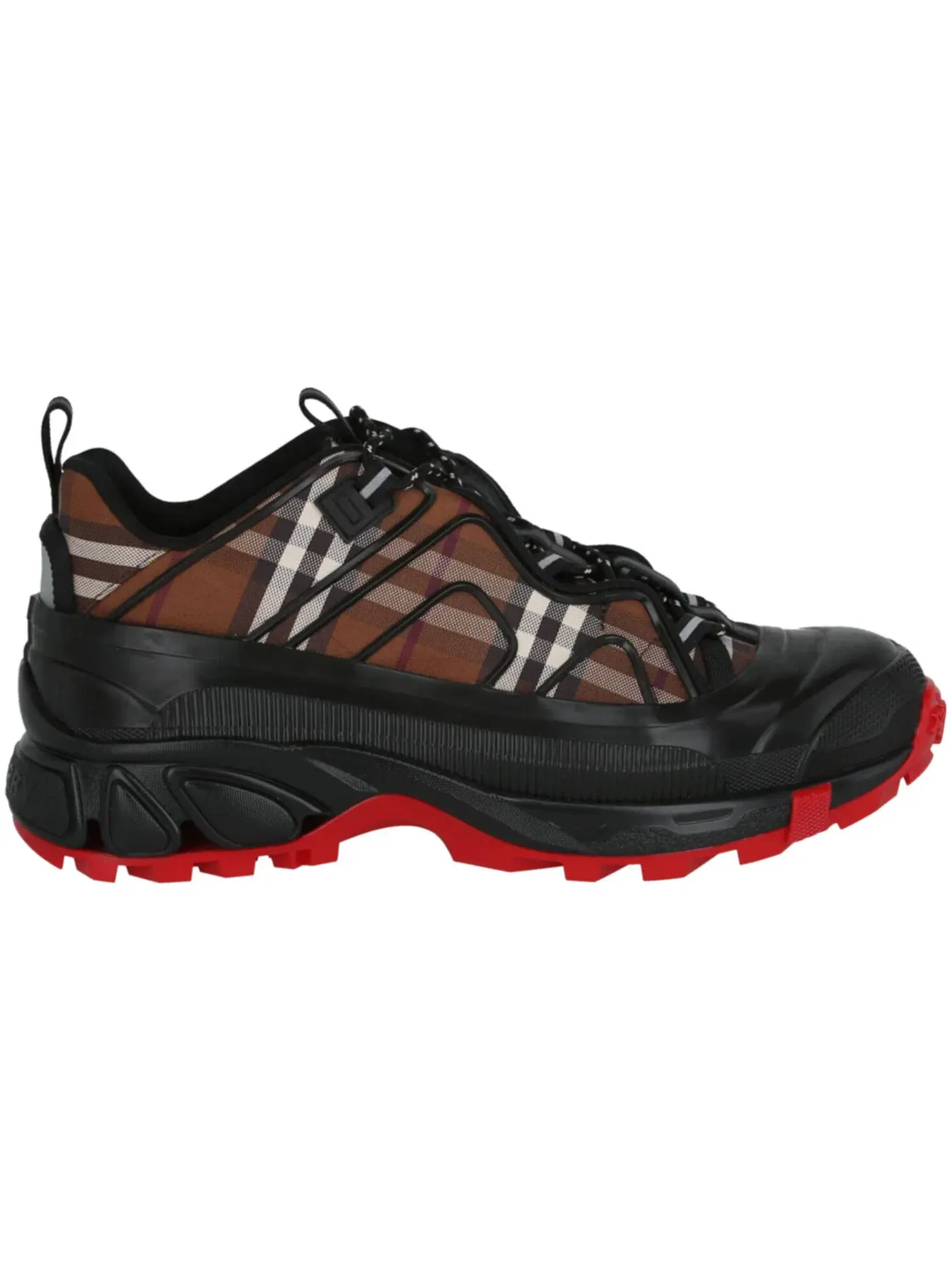Мужские кроссовки с клетчатым принтом Burberry Arthur Low-Top Check Sneaker Burberry — изображение 1 из 1
