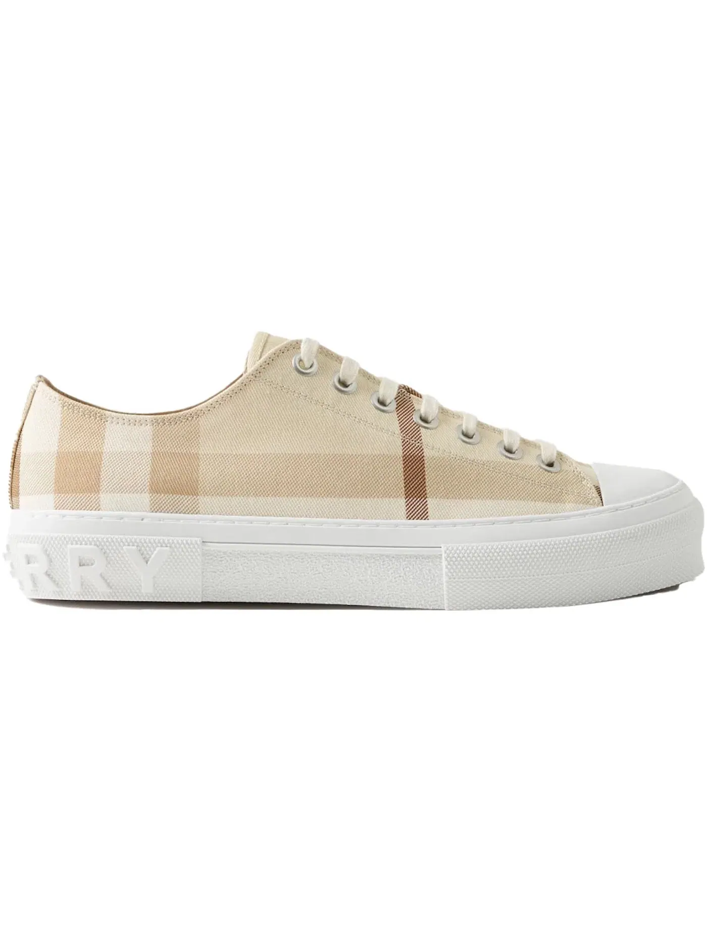 Мужские кеды с клетчатым принтом Burberry Check Cotton Burberry — изображение 1 из 1