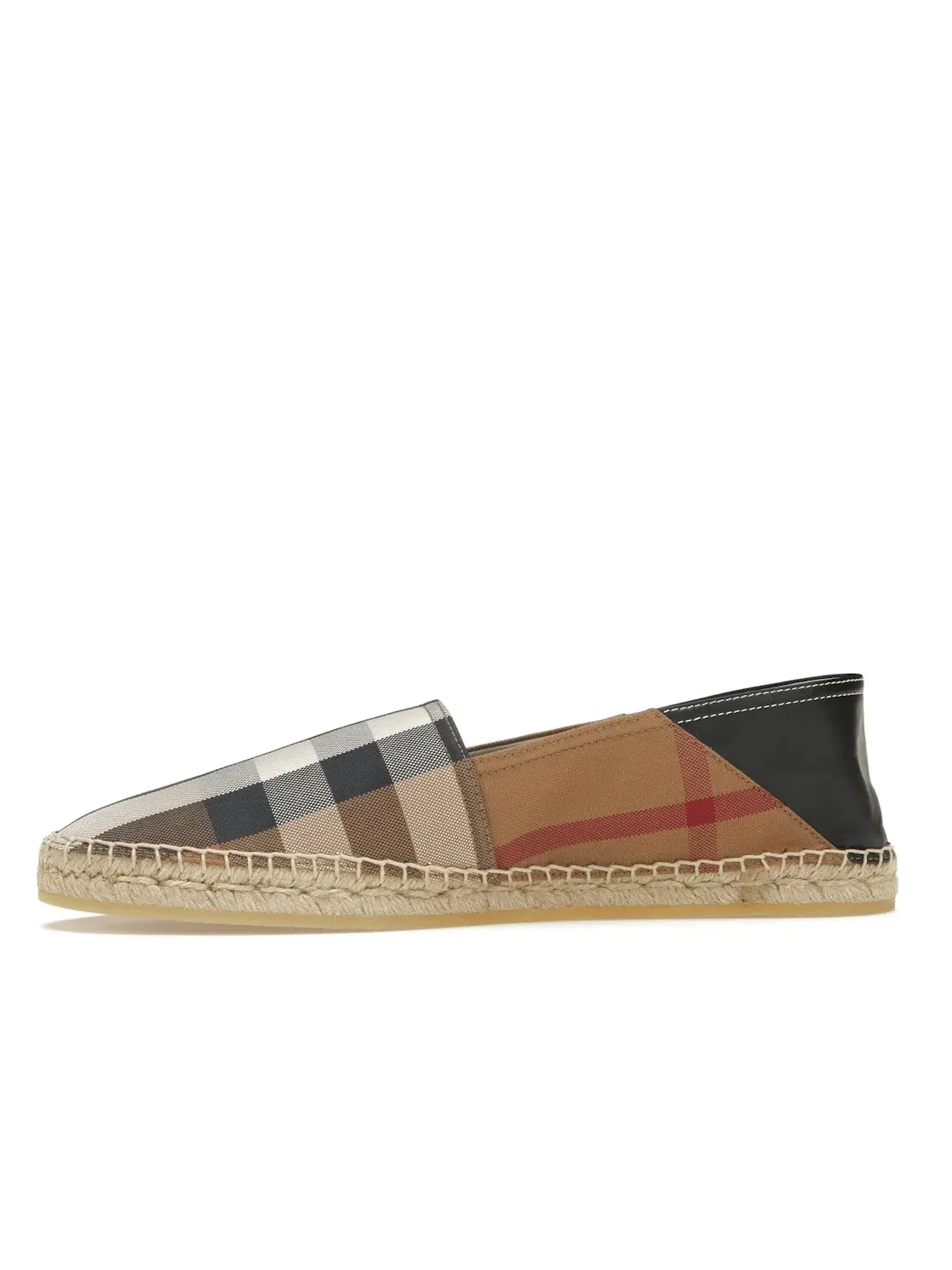 Мужские шлепанцы с принтом Burberry Check Espadrilles Burberry — изображение 3 из 4