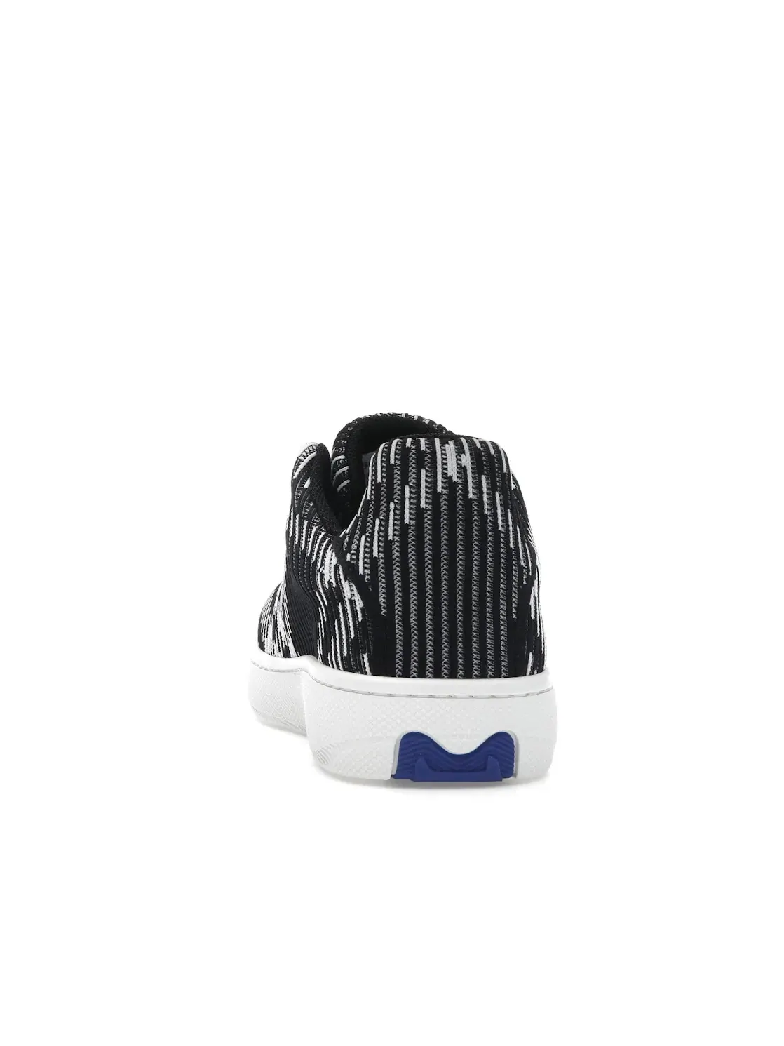 Мужские кроссовки с принтом Burberry Check Knit Box Sneaker Burberry — изображение 4 из 4, черный/белый