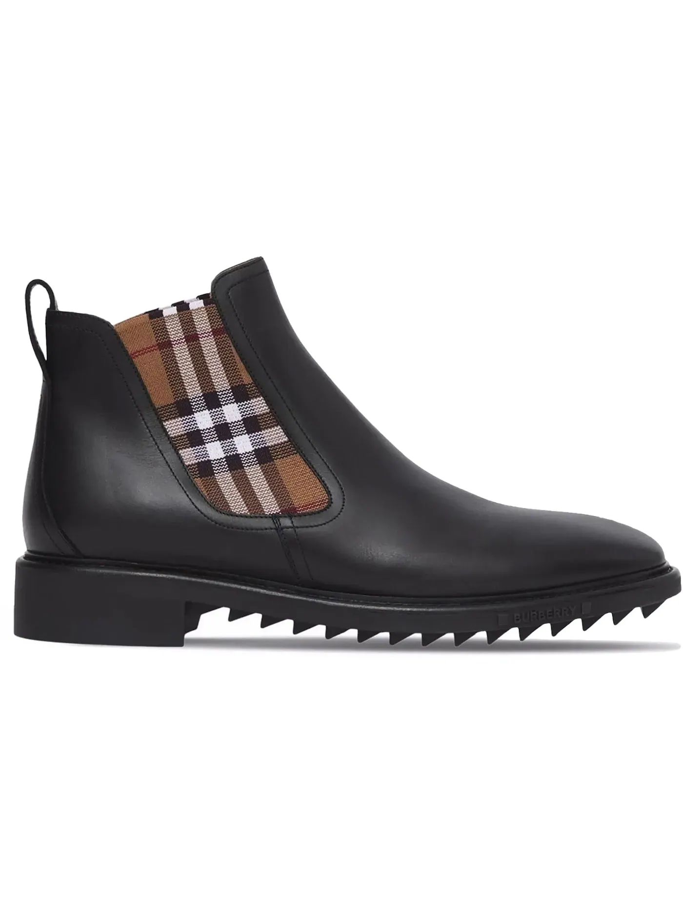 Мужские ботинки с панелью в клетку Burberry