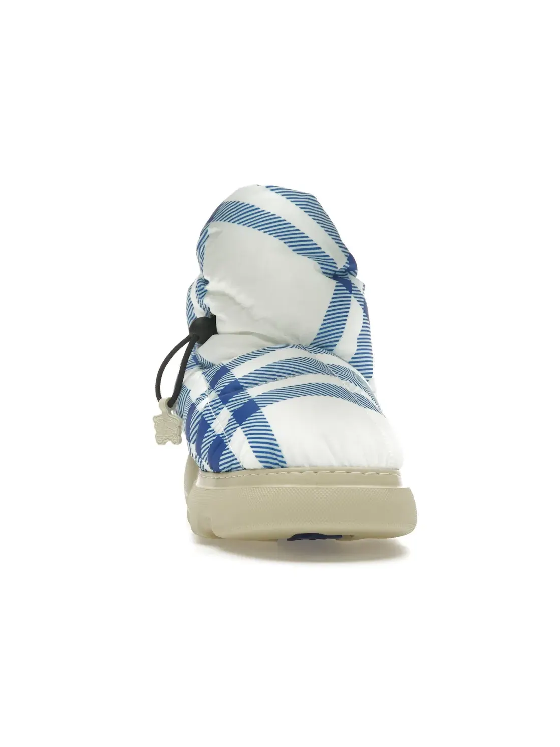 Мужские ботинки с принтом Burberry Check Pillow Boots Burberry — изображение 2 из 4, синий/белый