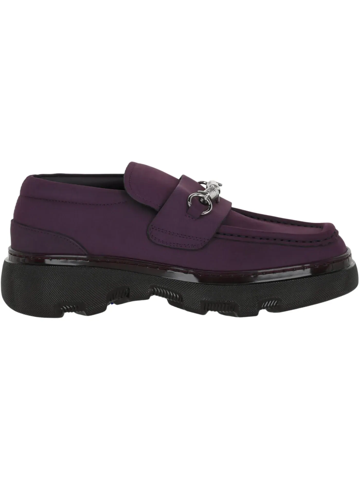 Мужские лоферы Creeper Clamp Loafers Burberry — изображение 1 из 1, баклажан