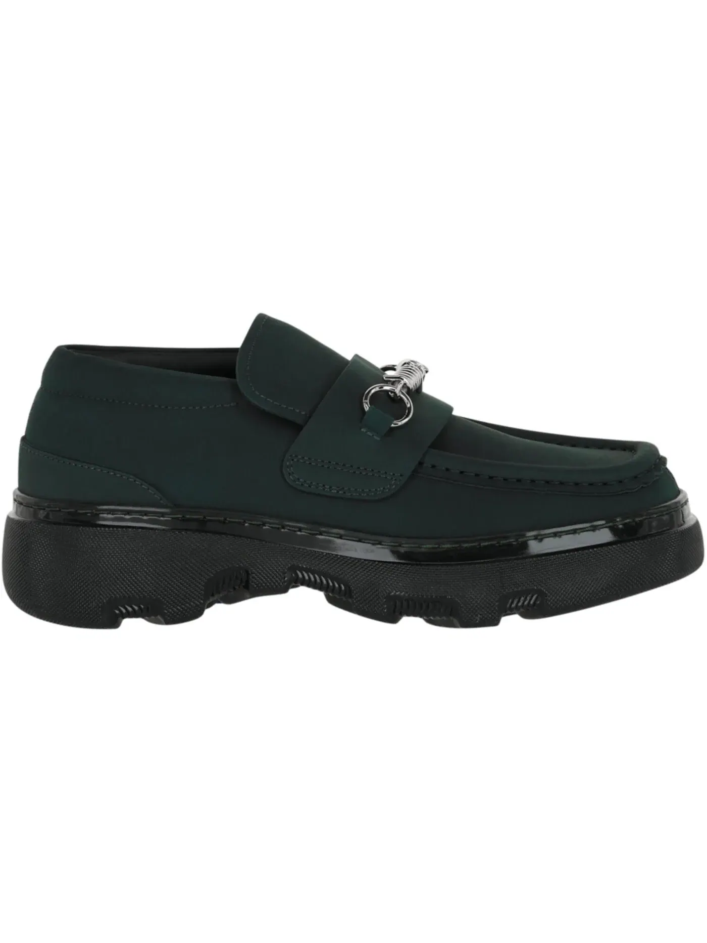 Мужские лоферы Burberry Creeper Clamp Loafers — изображение 1 из 1, зеленый