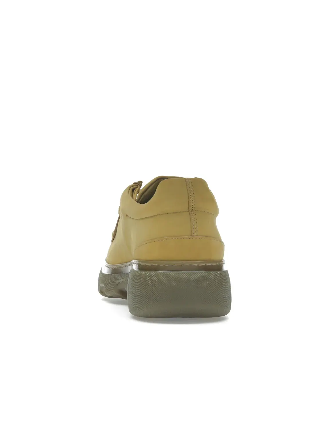 Мужские кеды с замшевым верхом Burberry Creeper Suede Derby — изображение 4 из 4, желтый