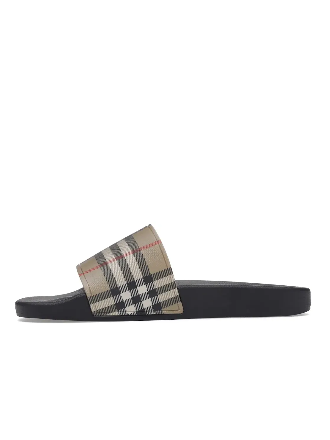 Мужские шлепанцы с принтом Burberry Vintage Check Slides Burberry — изображение 3 из 4