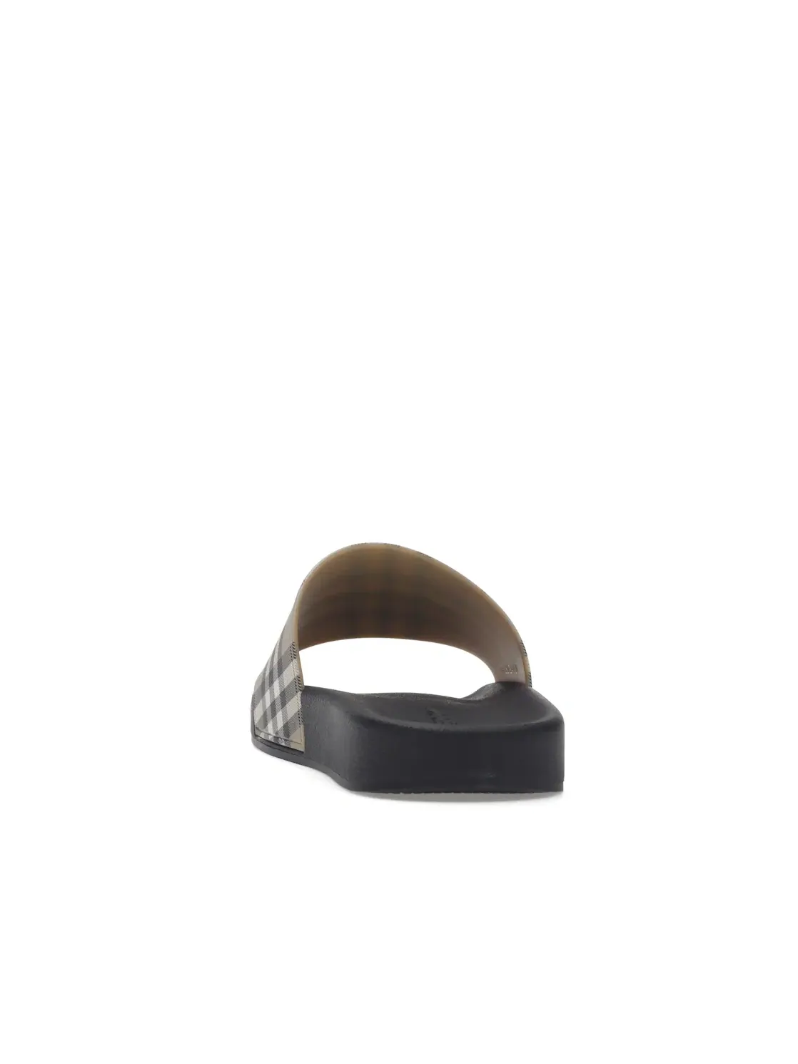 Мужские шлепанцы с принтом Burberry Vintage Check Slides Burberry — изображение 4 из 4
