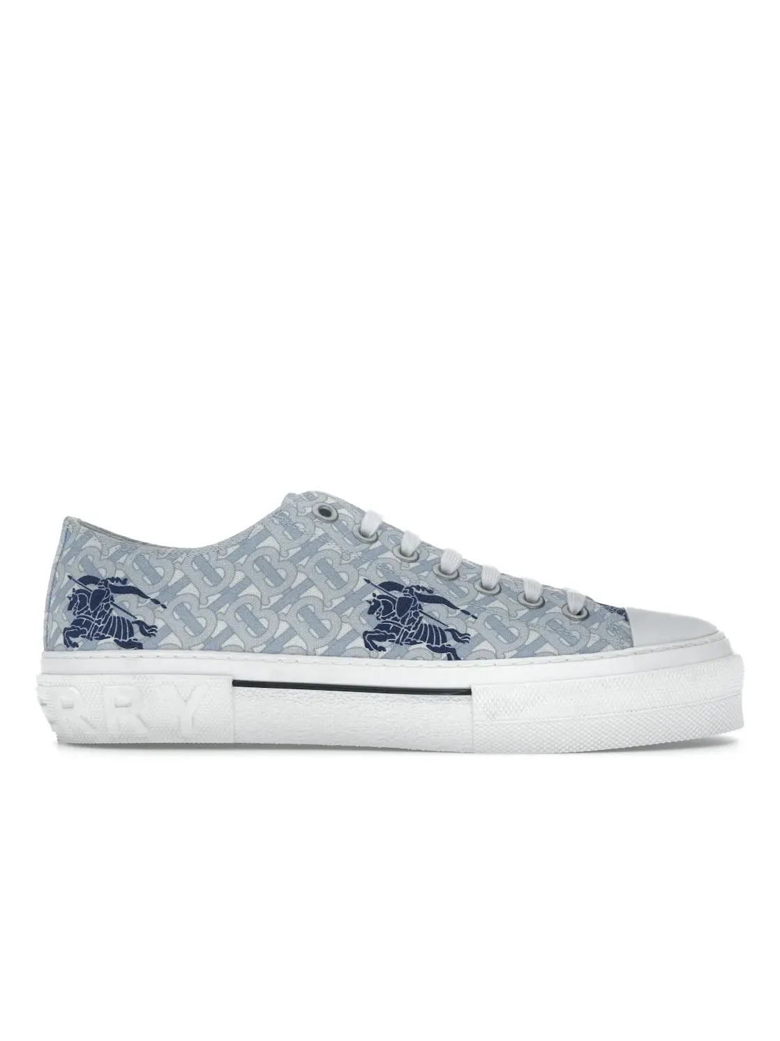 Мужские кеды Equestrian Knight Low Top Burberry — изображение 1 из 4, синий