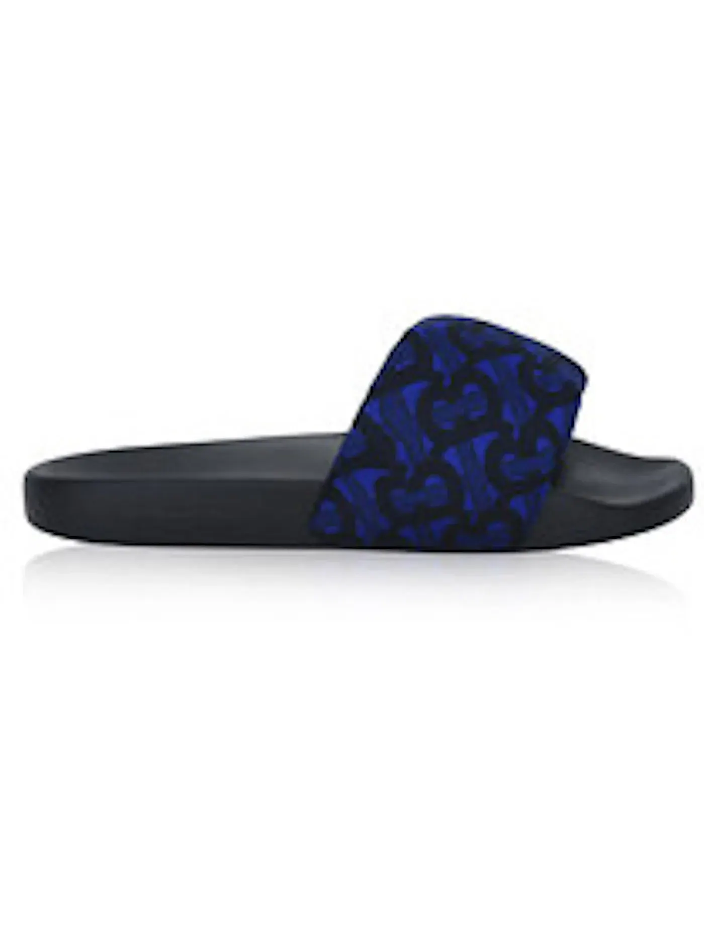 Мужские шлепанцы Burberry Furley Monogram Slides Burberry — изображение 1 из 2, синий черный
