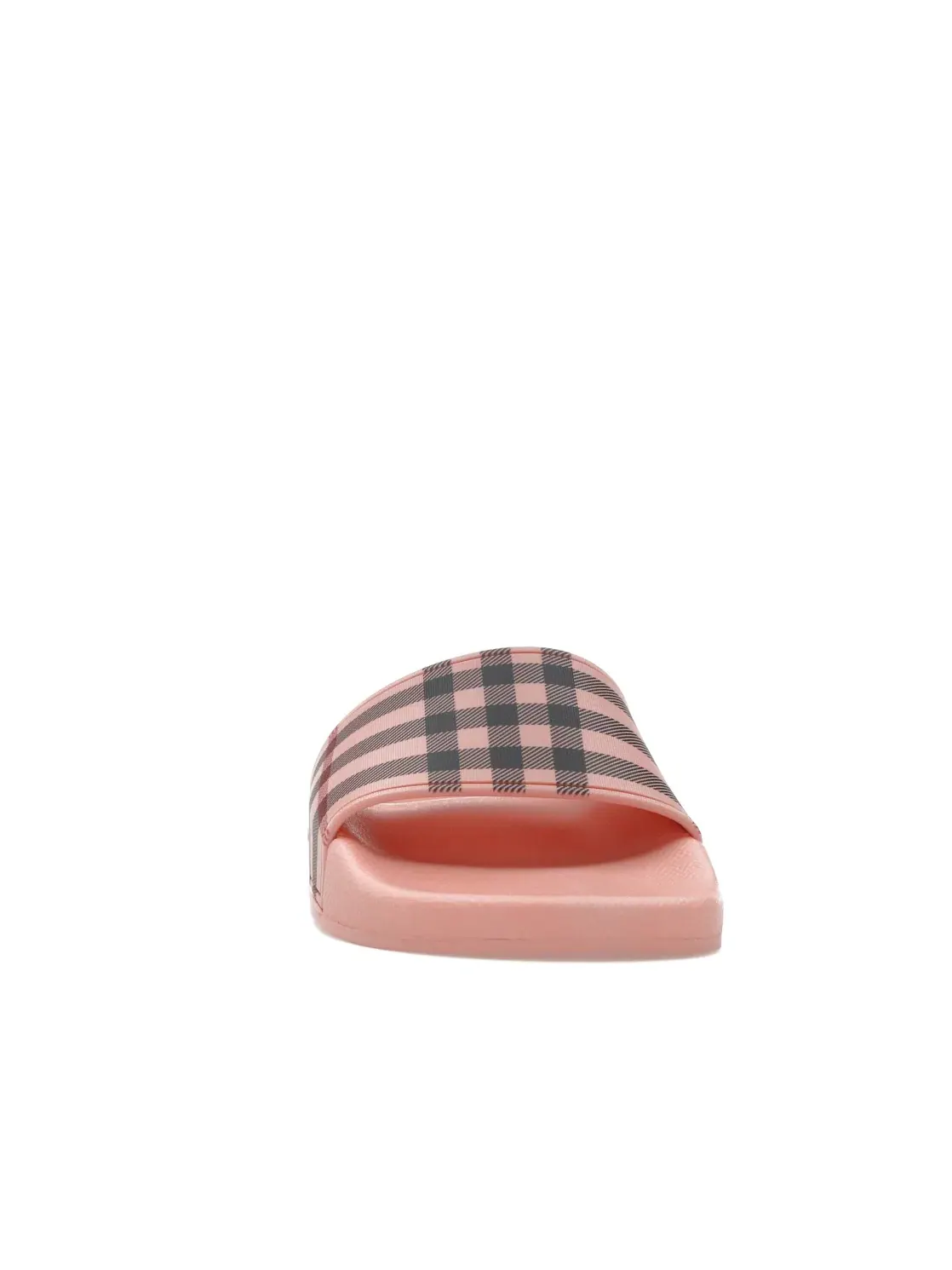 Женские шлепанцы с принтом Burberry Furley Slides Burberry — изображение 2 из 4, розовый