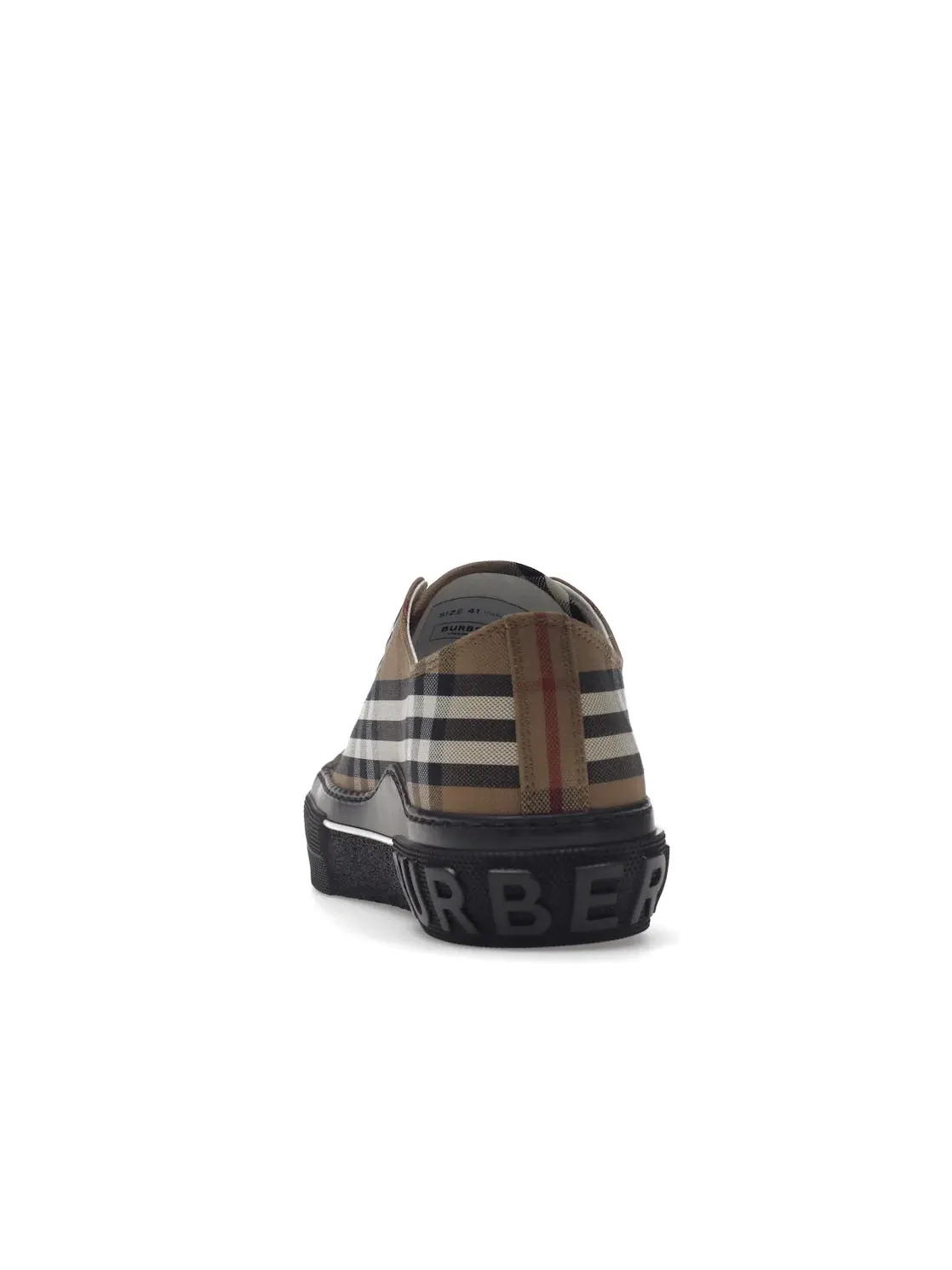 Мужские кроссовки с длинным шнурком Burberry Gabardine — изображение 4 из 4, коричневый/черный