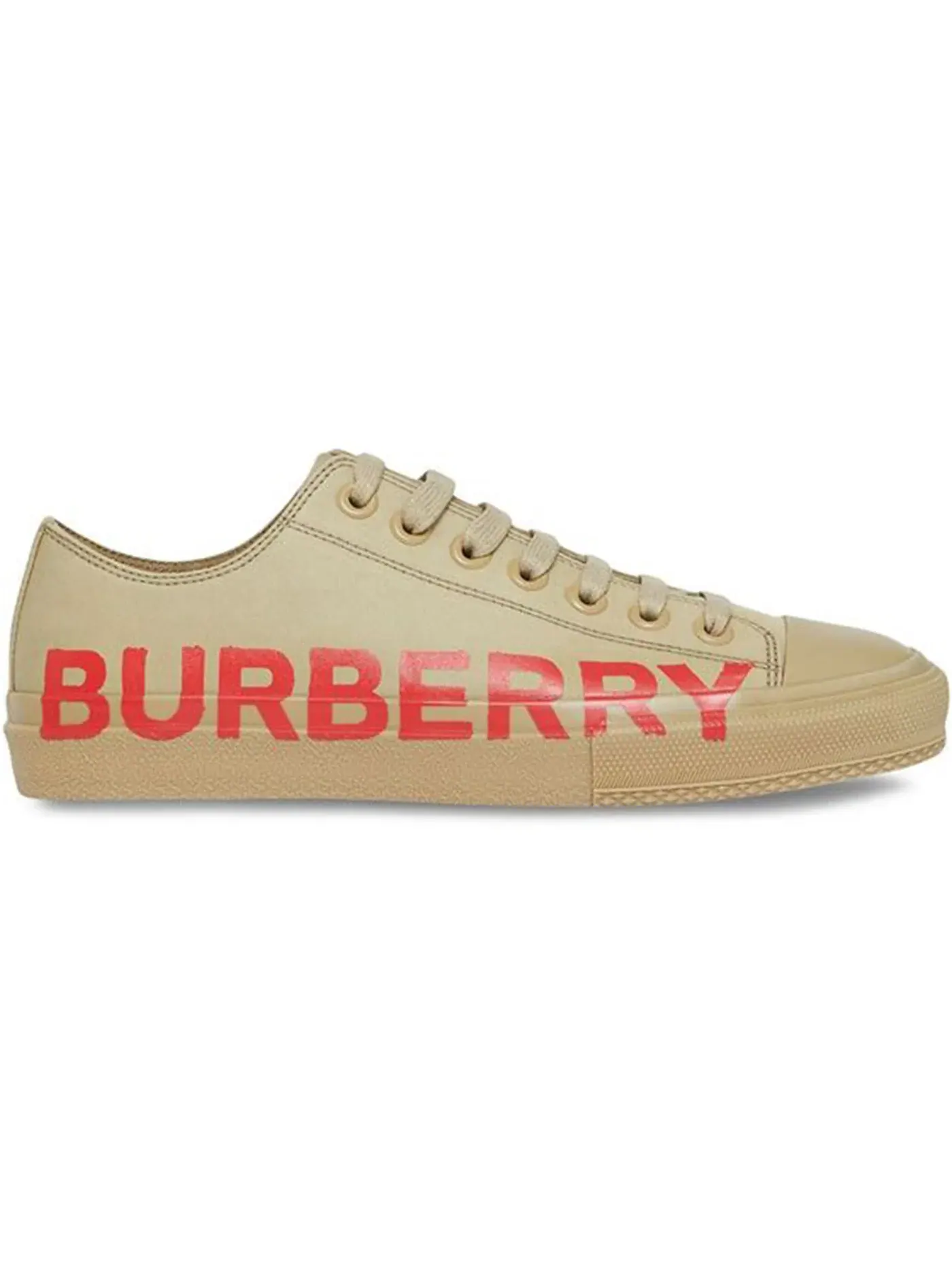 Женские кеды с принтом Burberry Gabardine
