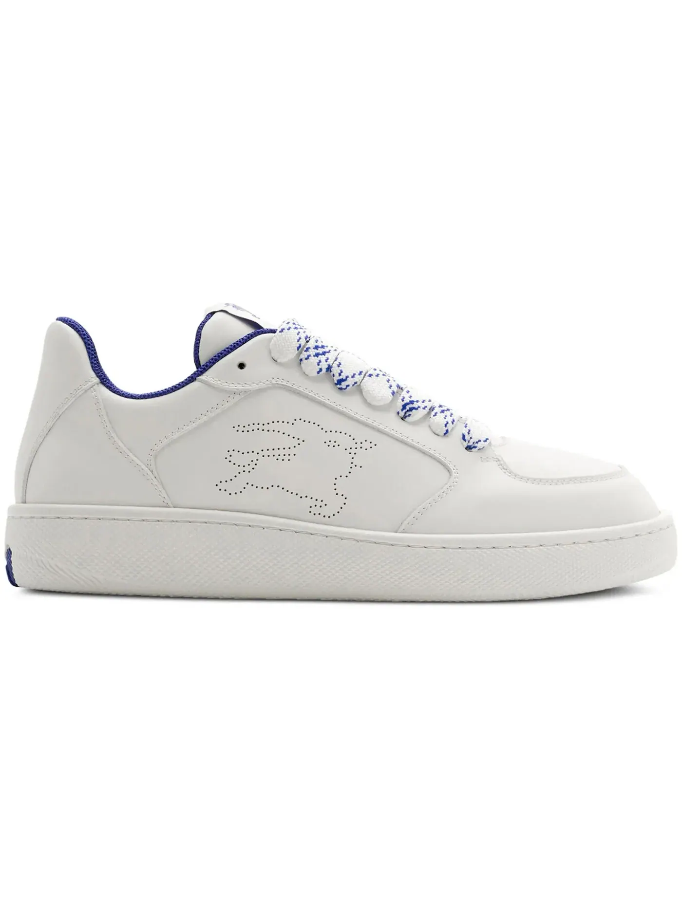 Женский кожаный кроссовок с перфорацией Burberry Leather Stock Sneaker Burberry