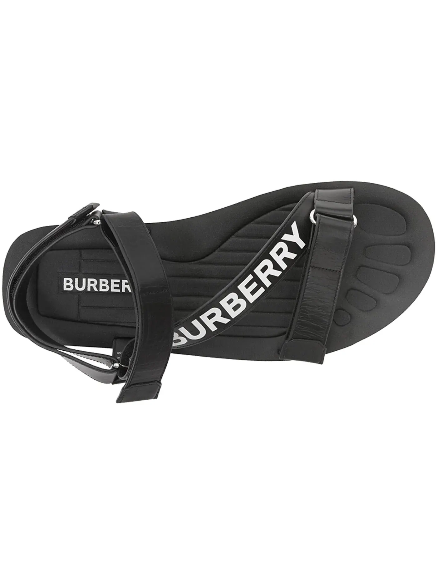 Мужские сандалии с логотипом Burberry — изображение 2 из 2, черный