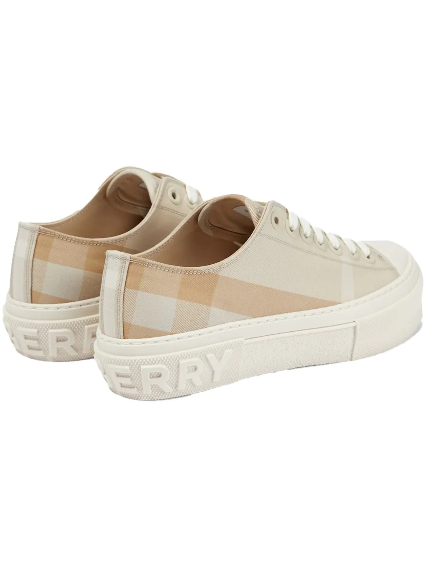 Женские кроссовки низкие Burberry Low Top Burberry — изображение 3 из 3, бежевый коричневый