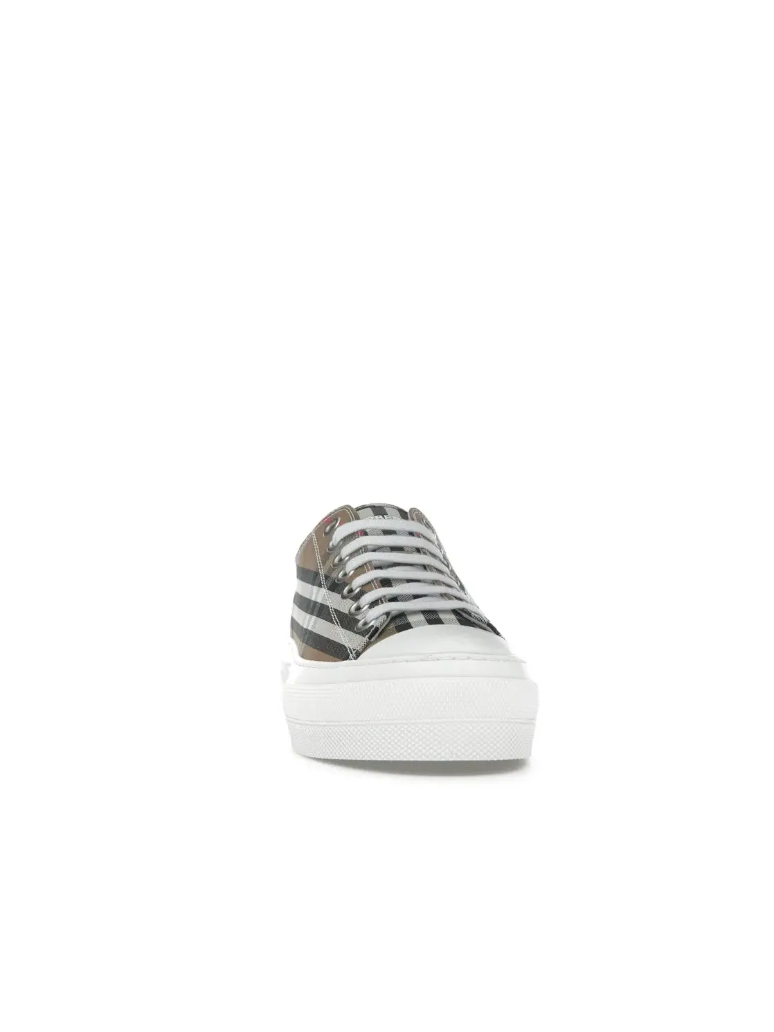 Женские кроссовки с принтом Burberry Low Top House Check Sneaker Burberry — изображение 2 из 4, коричневый