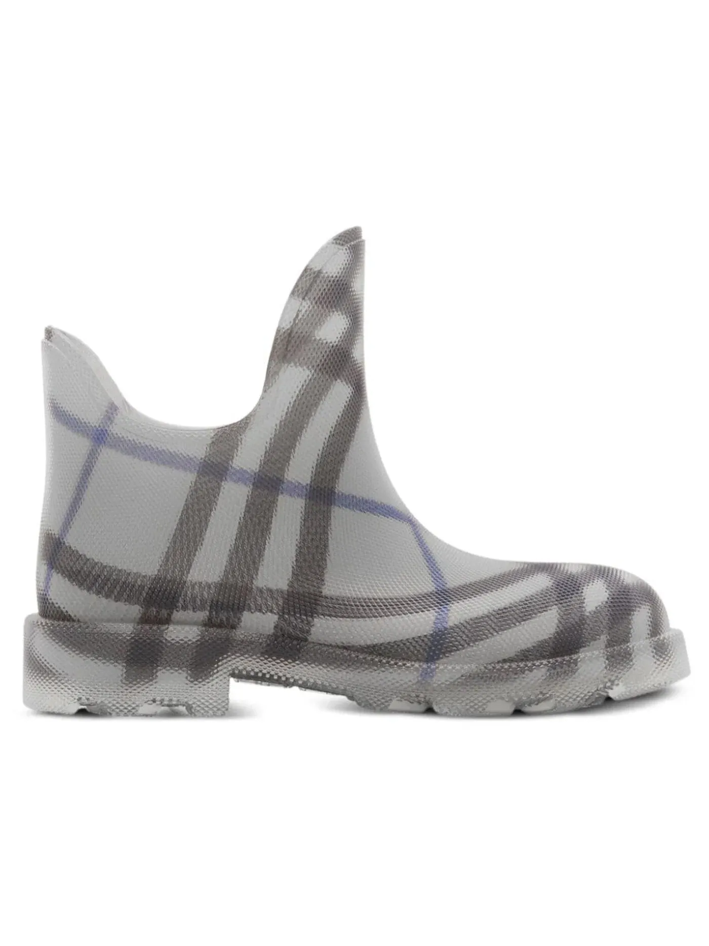 Женские ботильоны Burberry Marsh Checked Ankle Boot — изображение 1 из 1, серый