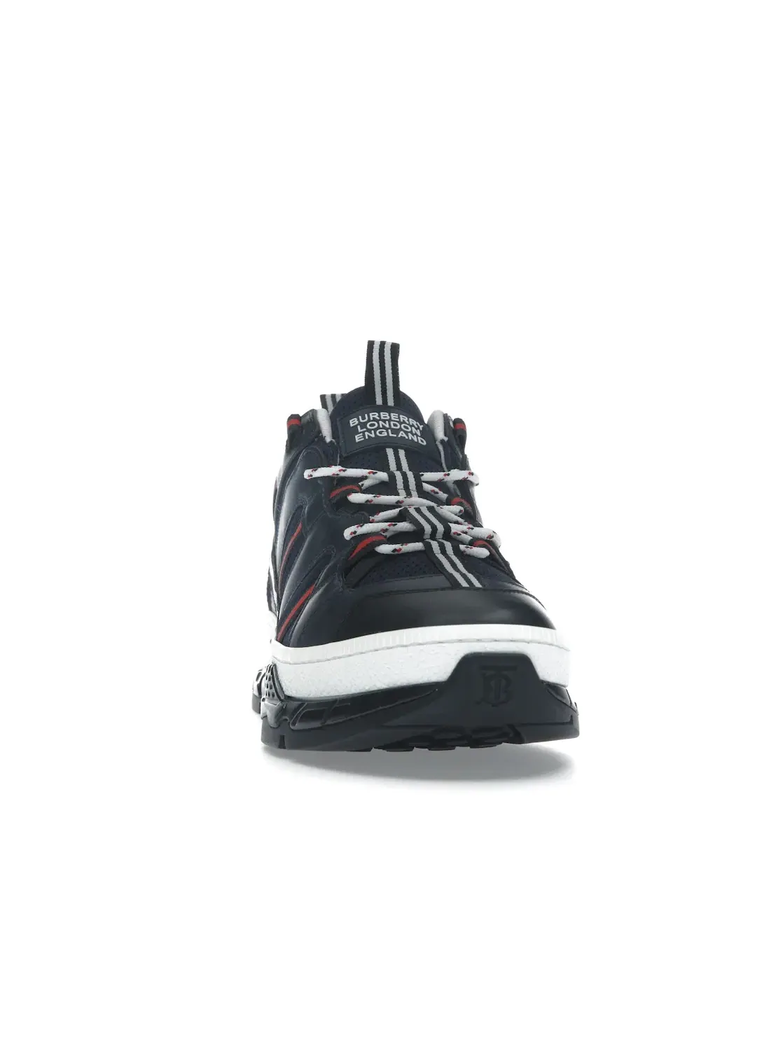 Мужские кроссовки из замши с сеткой Burberry Mesh Nubuck Union — изображение 2 из 4, темно-синий/красный