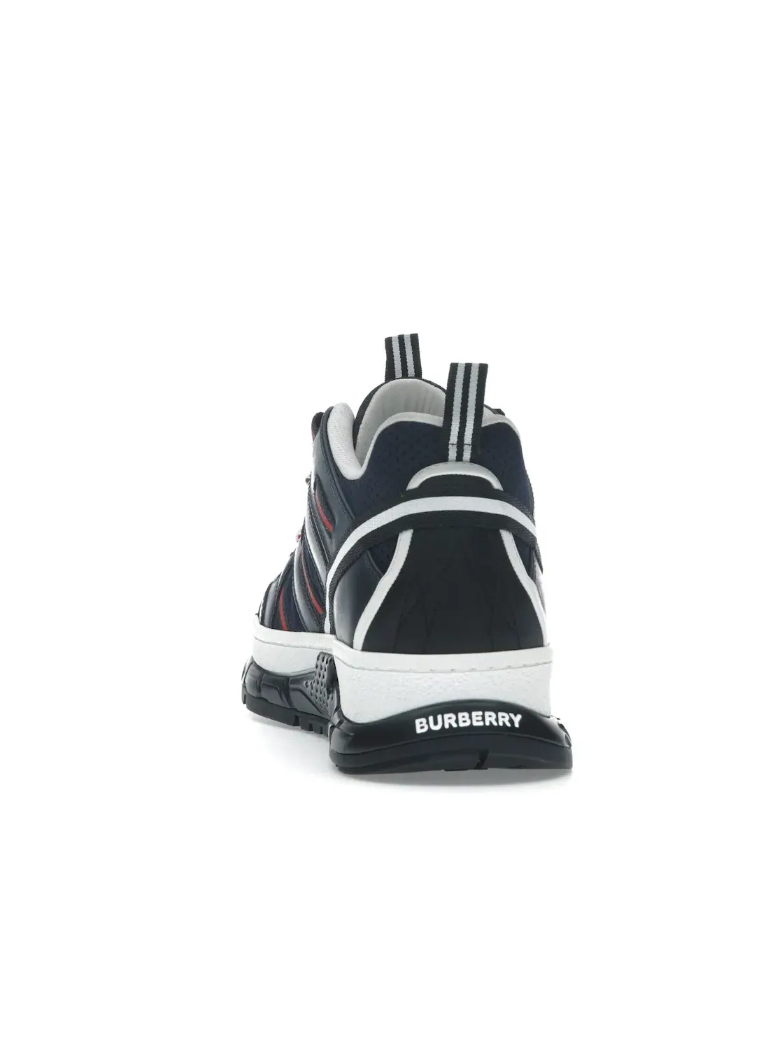 Мужские кроссовки из замши с сеткой Burberry Mesh Nubuck Union — изображение 4 из 4, темно-синий/красный