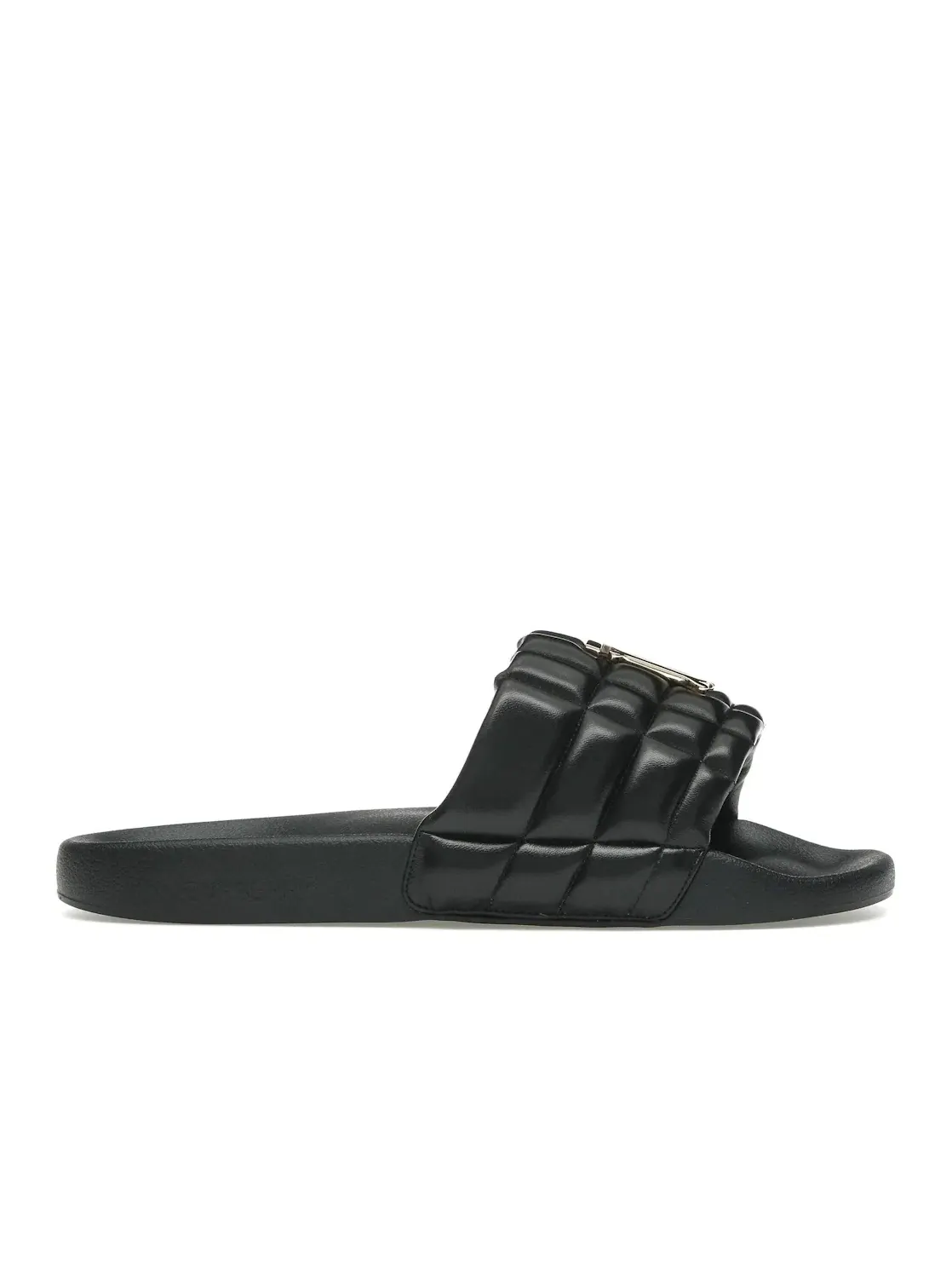 Мужские шлепанцы с монограммой Burberry Monogram Motif Quilted Lambskin Slides Burberry — изображение 1 из 4