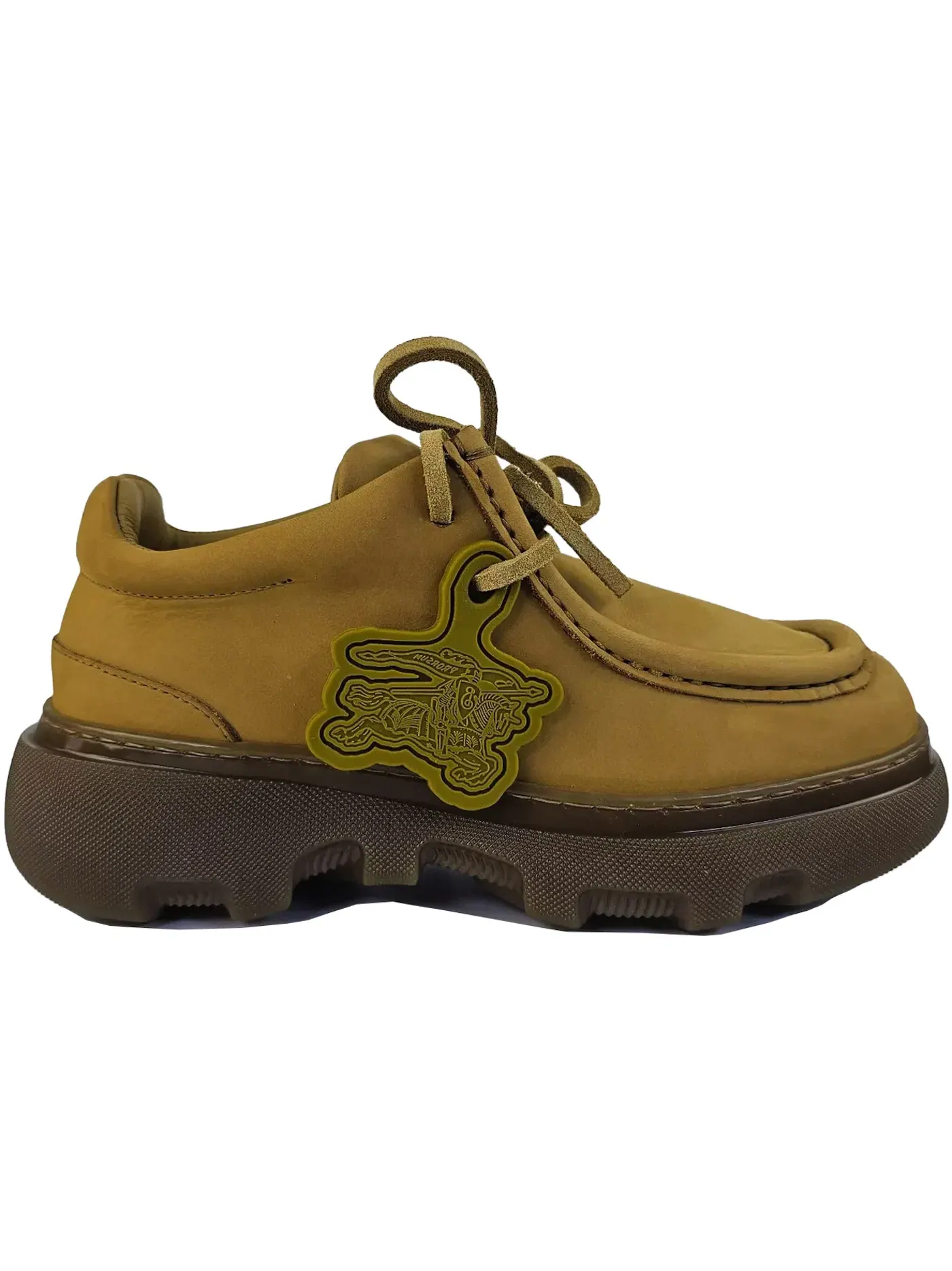 Женские кроссовки на платформе Burberry Nubuck Creeper