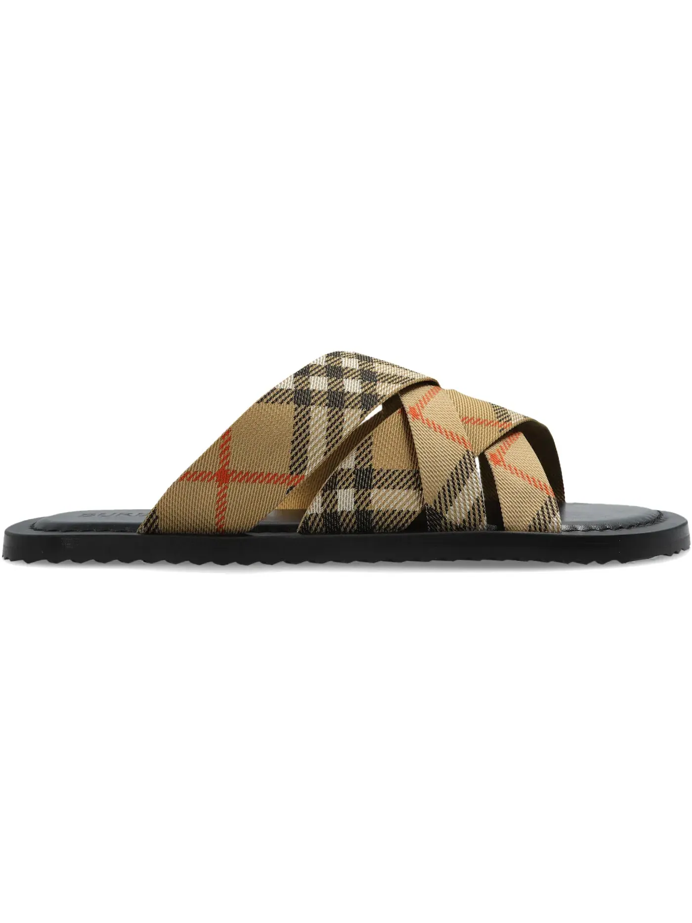 Мужские сандалии с принтом Burberry Pavillion Sandal Burberry — изображение 1 из 1, бежевый