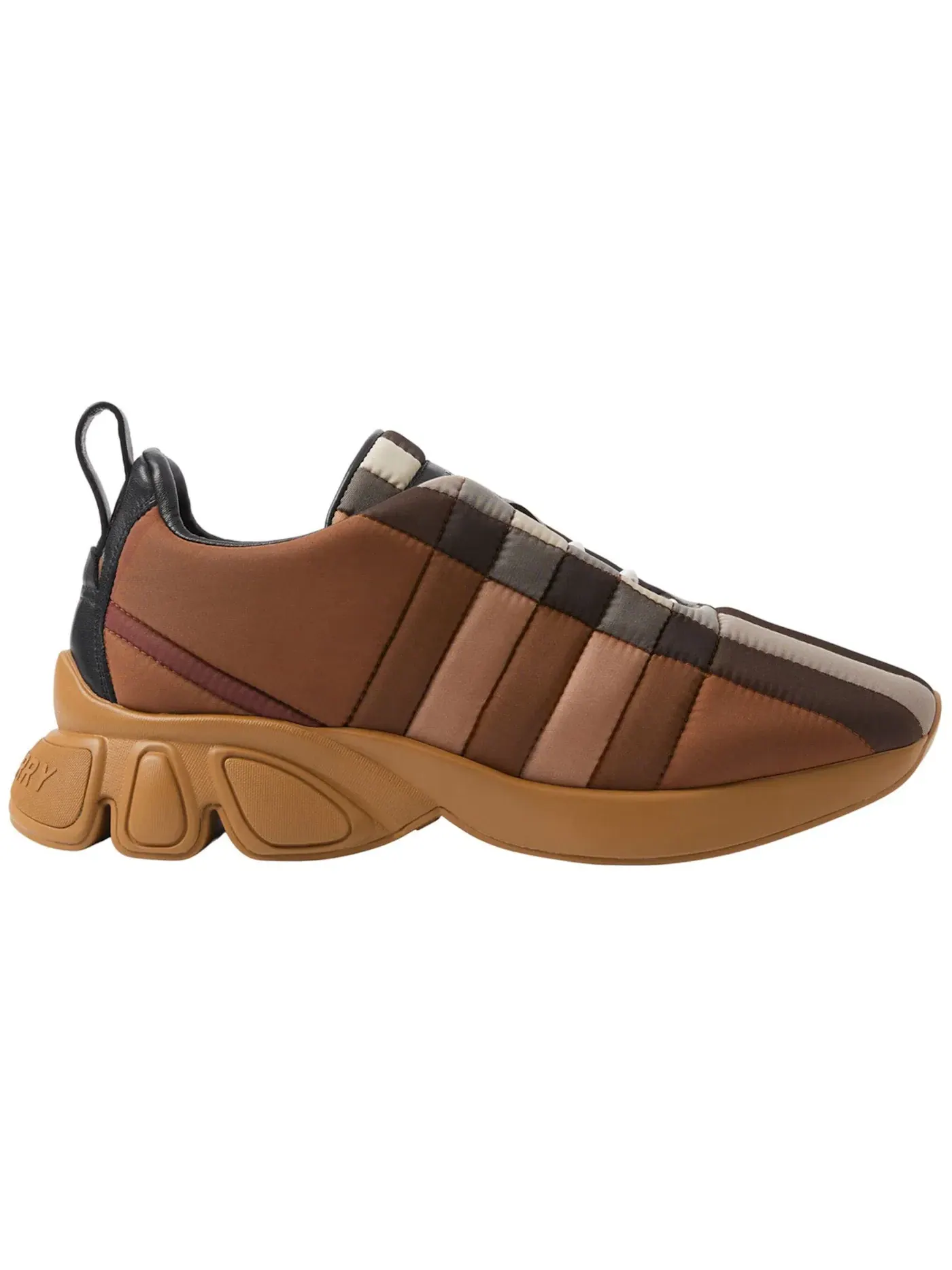 Мужские кроссовки с квилтингом Burberry Burberry Quilted Classic Trainers — изображение 1 из 1, коричневый