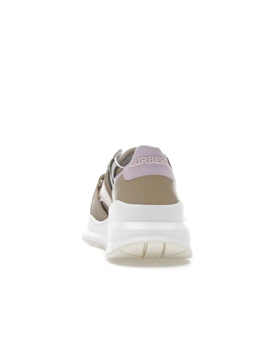 Женские кеды с принтом Burberry Ramsey Vintage Check Sneaker Burberry — изображение 4 из 4, бежевый//коричневый