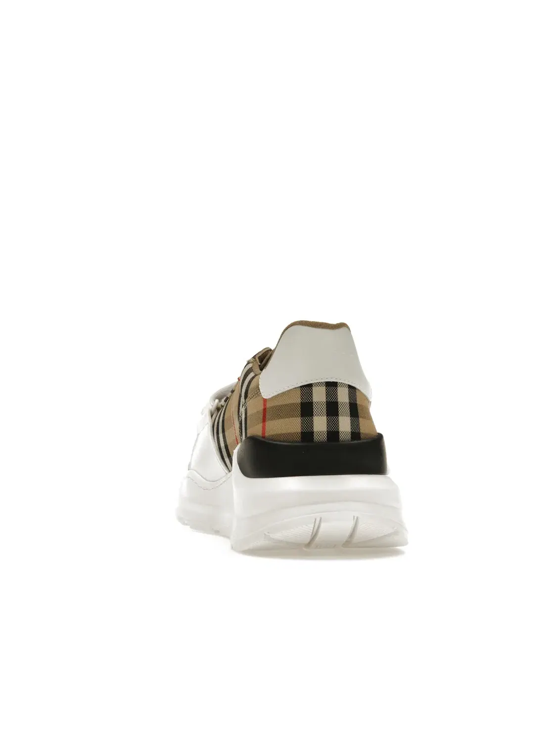 Мужские кроссовки с принтом Burberry Ramsey Vintage Check Suede Leather Burberry — изображение 4 из 4, белый