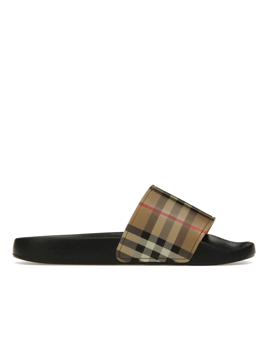 Женские шлепанцы с принтом Burberry Check Print Slides Burberry