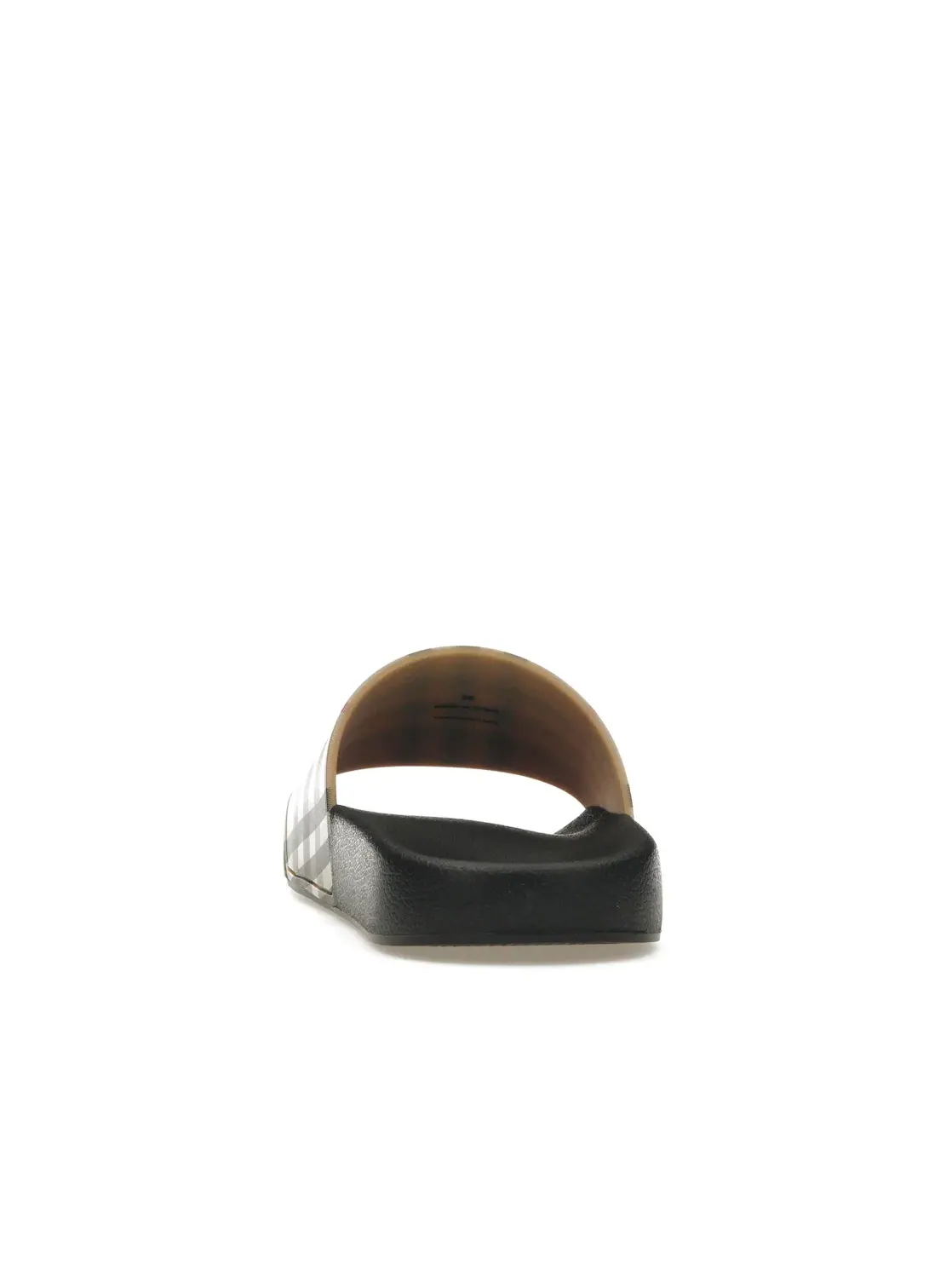 Женские шлепанцы с принтом Burberry Slides Burberry — изображение 4 из 4, черный/бежевый
