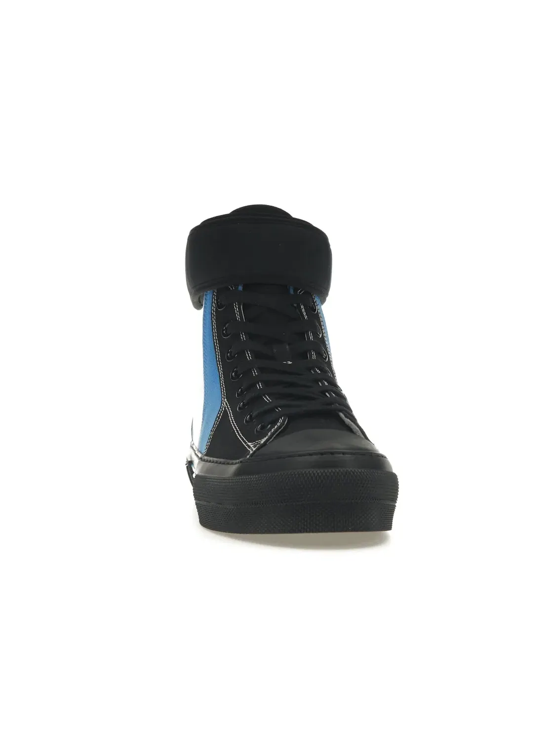 Мужские кроссовки высокие на шнуровке Burberry Sub High-Top Laced-Up Trainer — изображение 2 из 4, черный/синий/белый