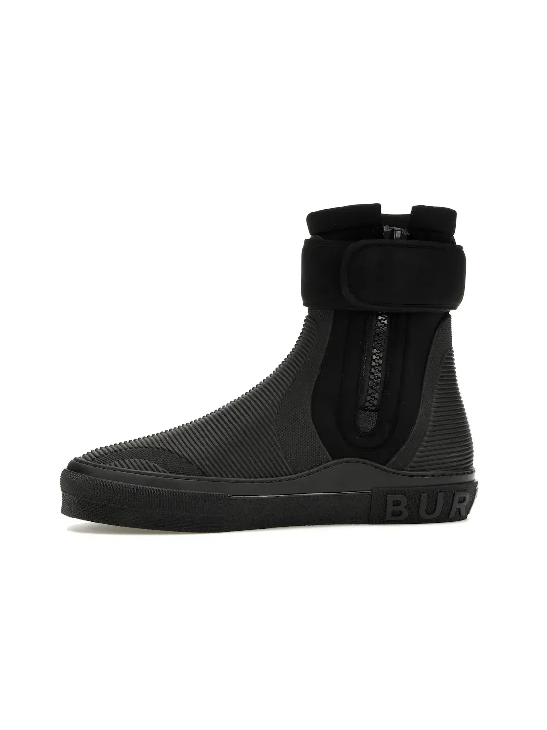Мужские кроссовки высокие Burberry Burberry Sub High-Top Sneaker — изображение 3 из 4, черный