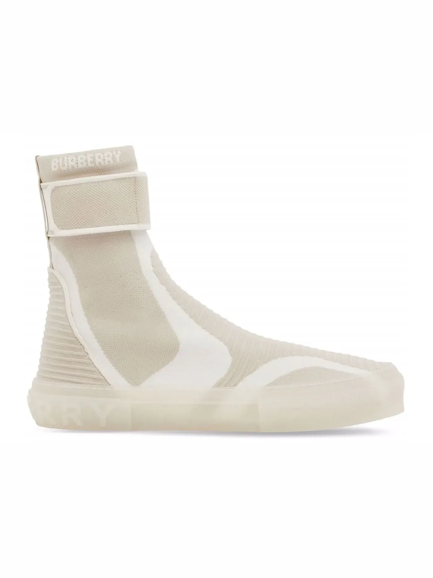 Мужские высокие кеды Burberry Sub High-Top Sneaker — изображение 1 из 1, белый