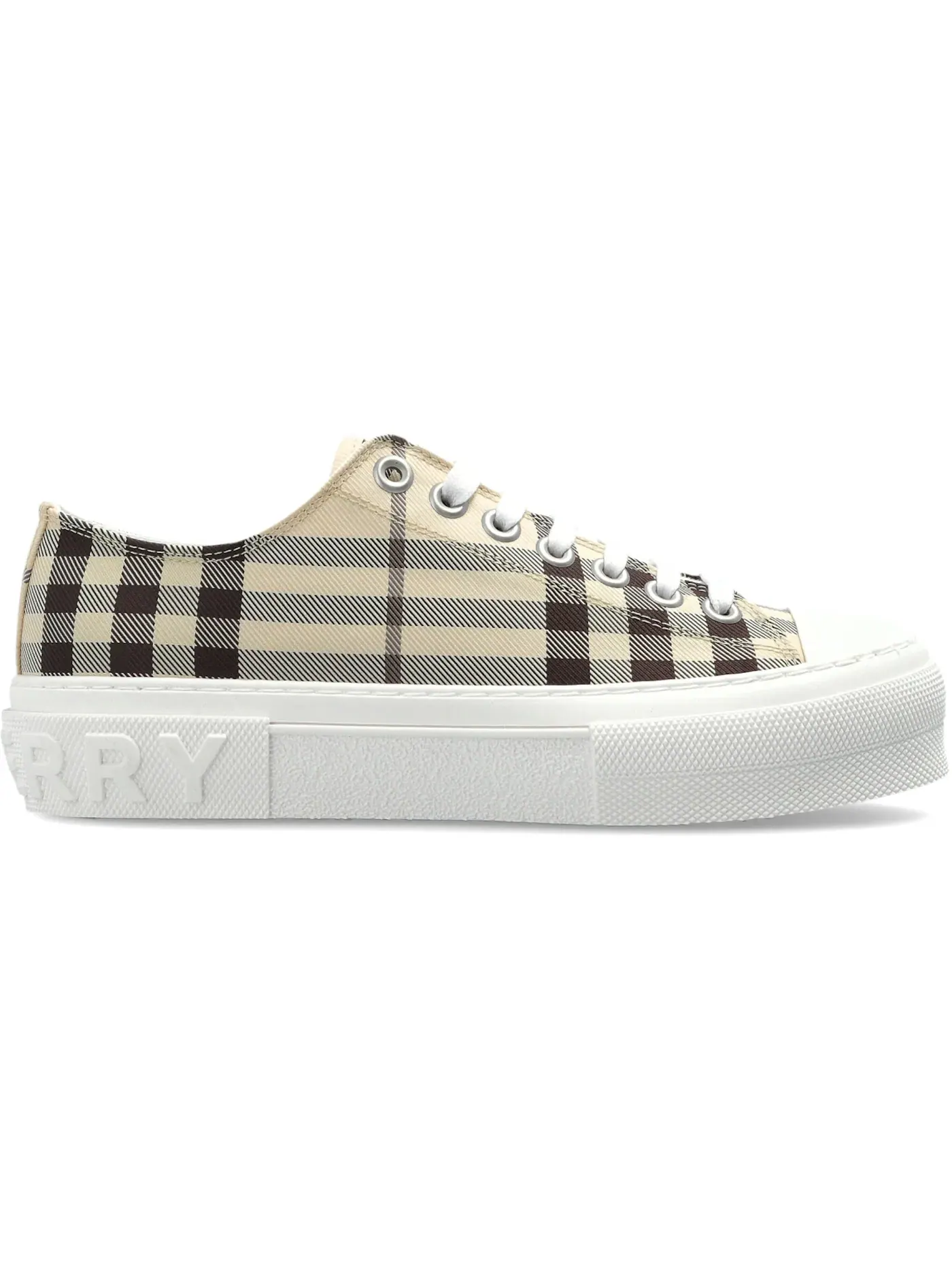 Женские кроссовки с принтом Burberry Training Jack Check Sneaker Burberry